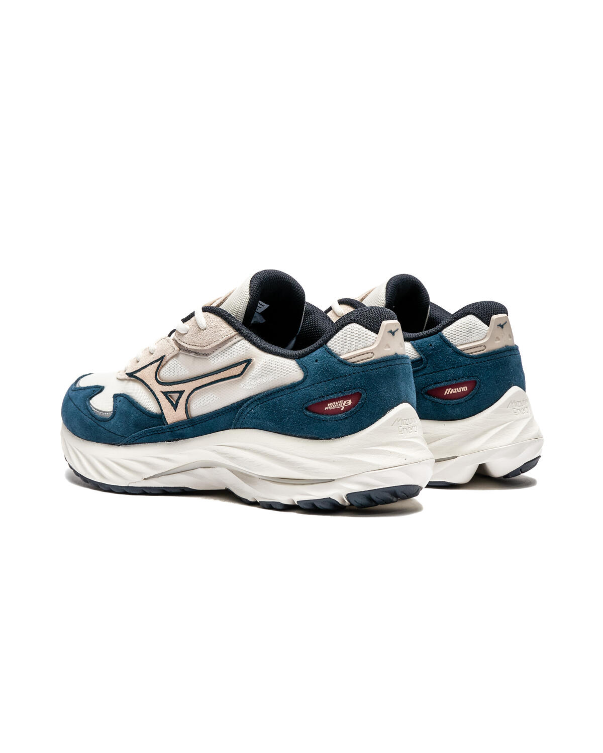 Mizuno Wave Rider Beta White / Beige / Blue - Image 13