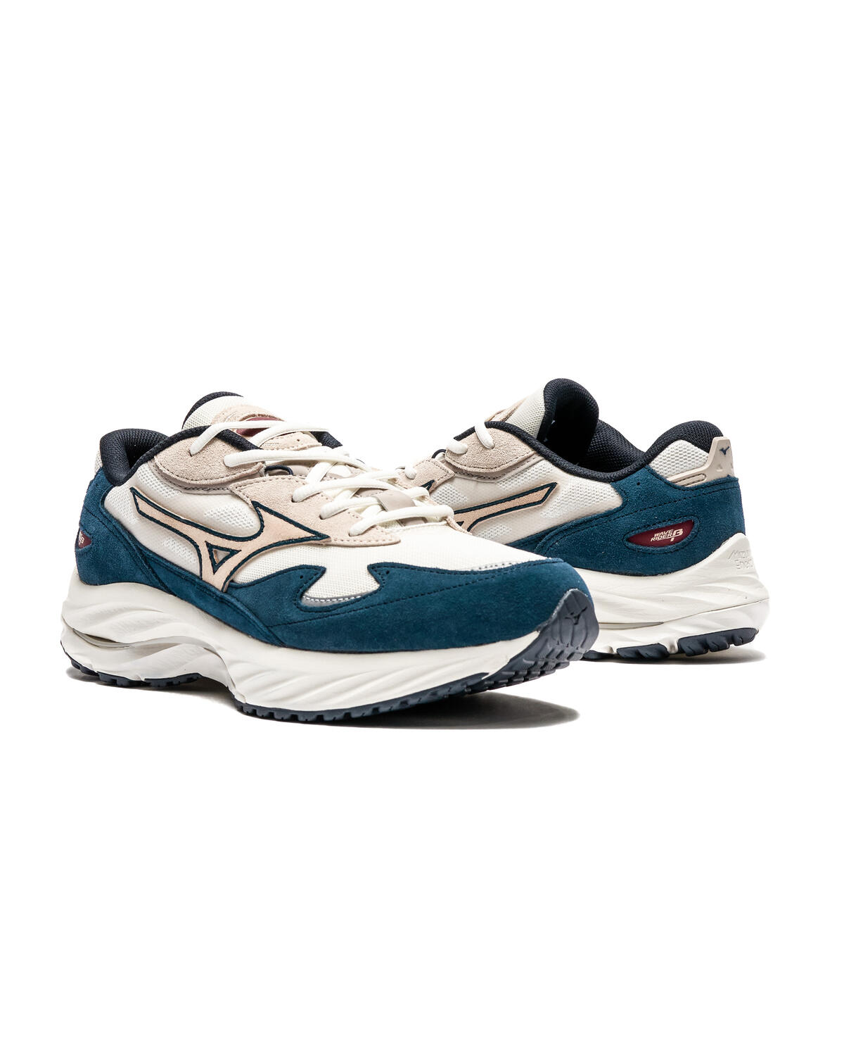 Mizuno Wave Rider Beta White / Beige / Blue - Image 14