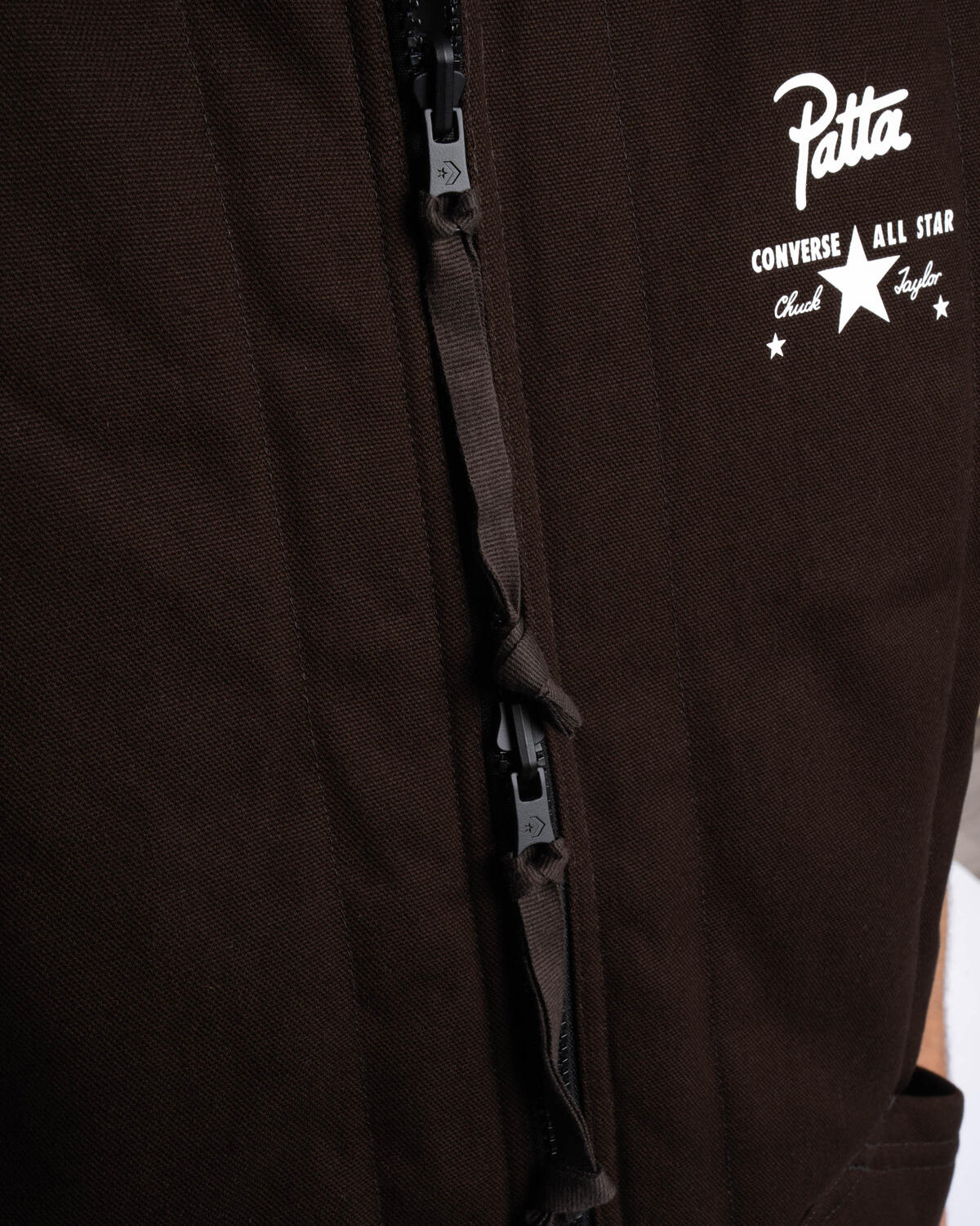 Converse x Patta Mens Utility Reversible Vest 'Java' - Image 8