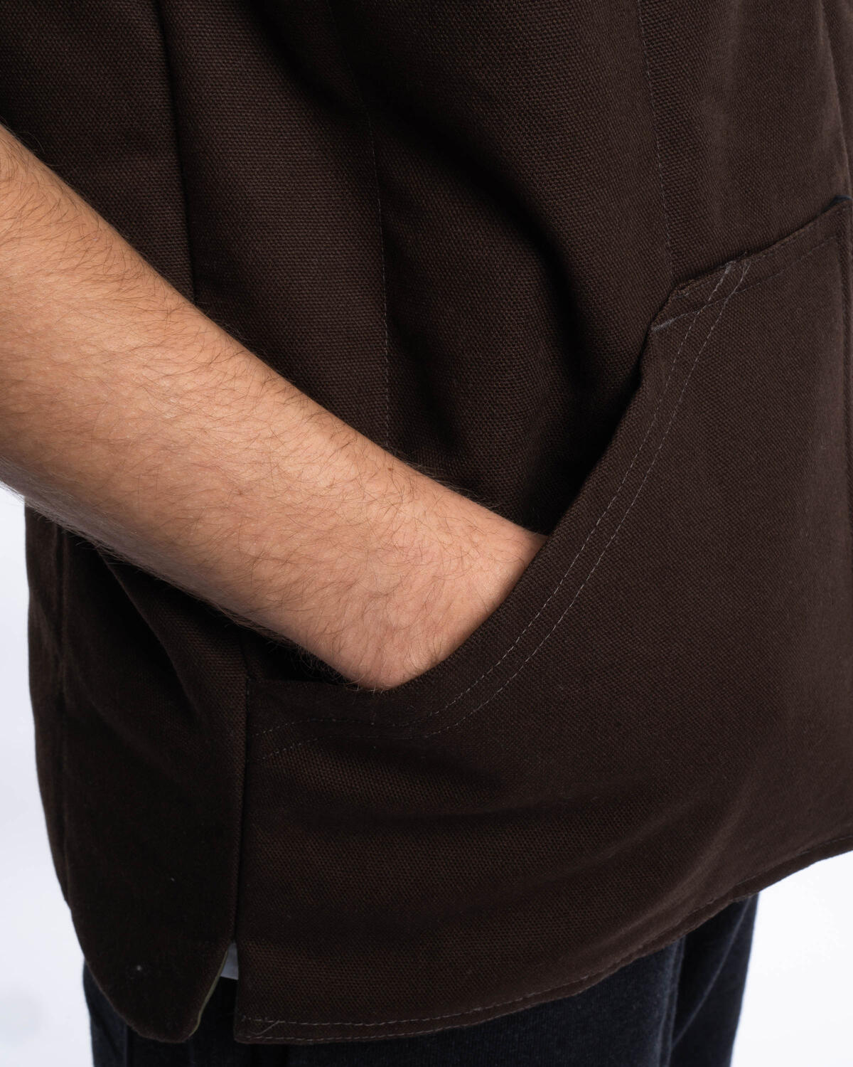 Converse x Patta Mens Utility Reversible Vest 'Java' - Image 9