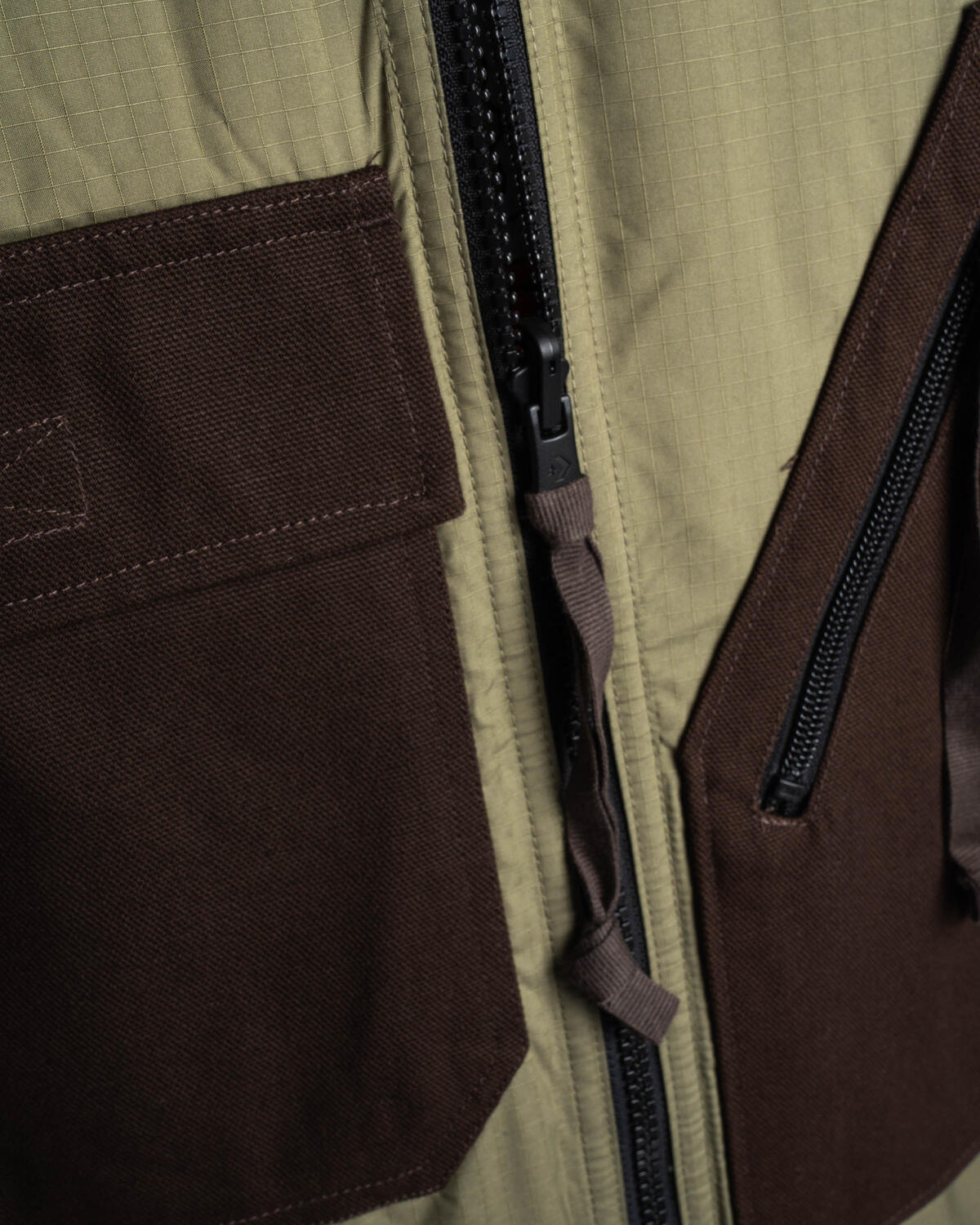 Converse x Patta Mens Utility Reversible Vest 'Java' - Image 13