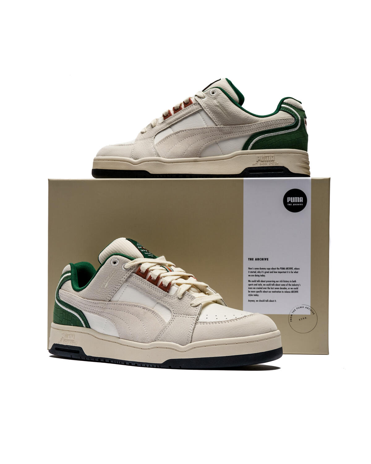Puma Slipstream Lo FG (Warm White/Spring Lavender) - Image 7