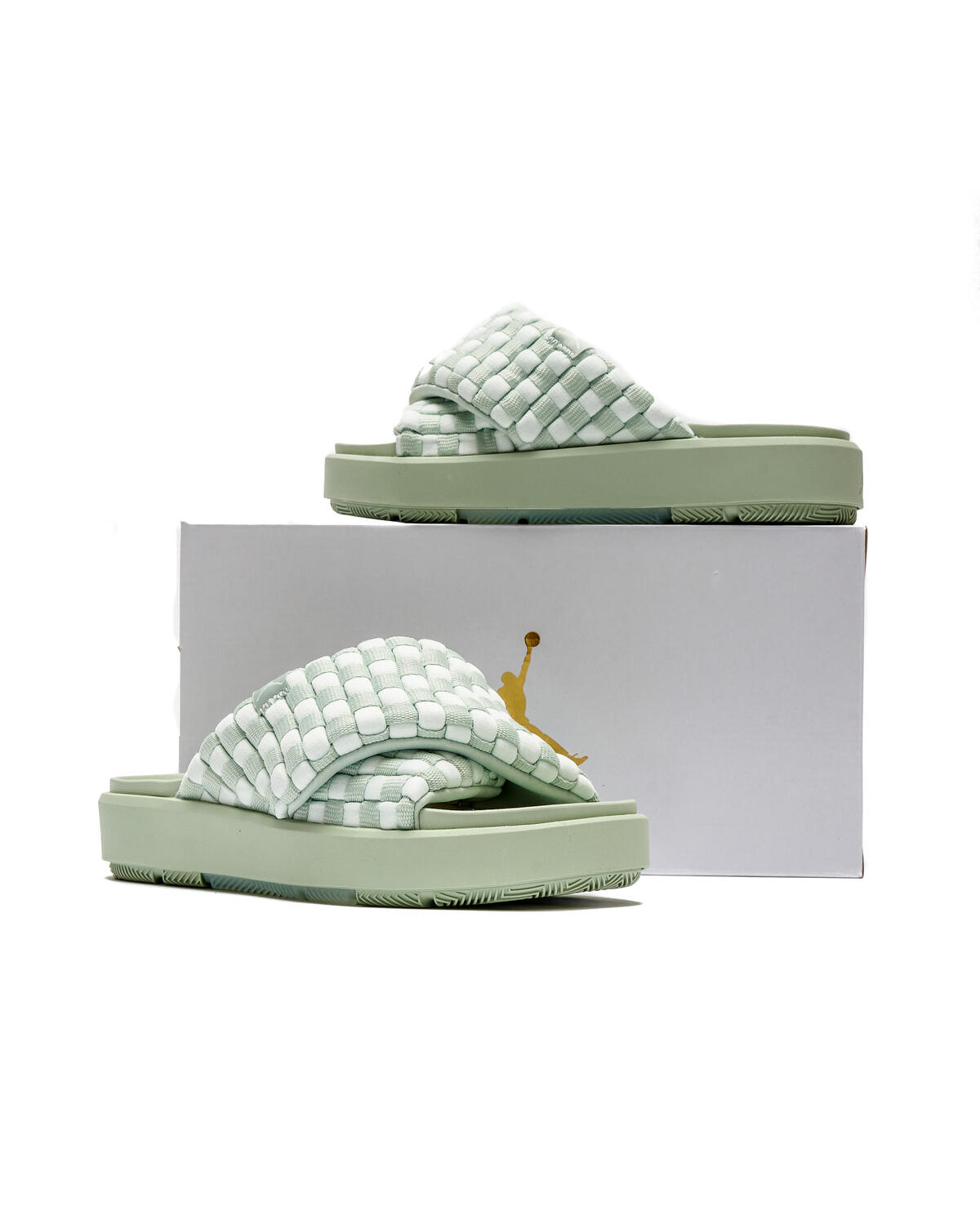 JORDAN BRAND (WMNS) JORDAN SOPHIA SLIDE PISTACHIO FROST/BARELY GREEN/WHITE - Image 6