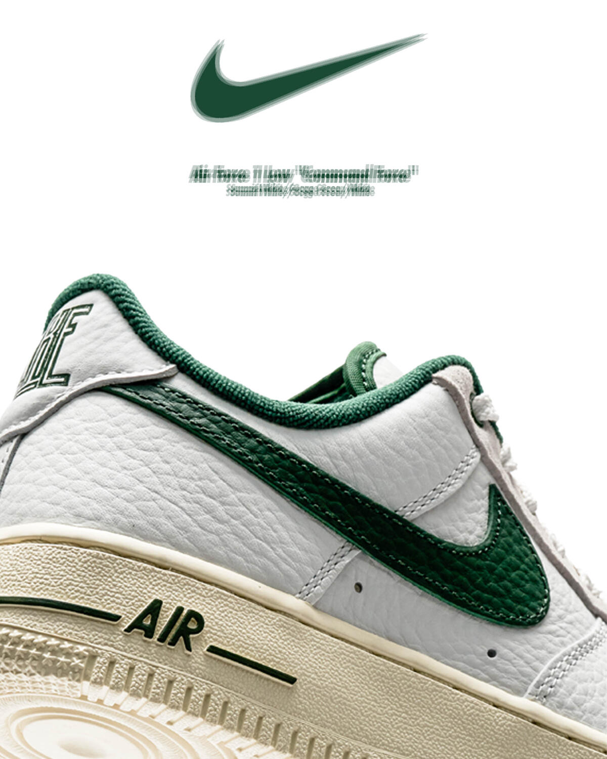 Nike Air Force 1 '07 LX Women's - Summit White/Gorge Green/White - Image 23