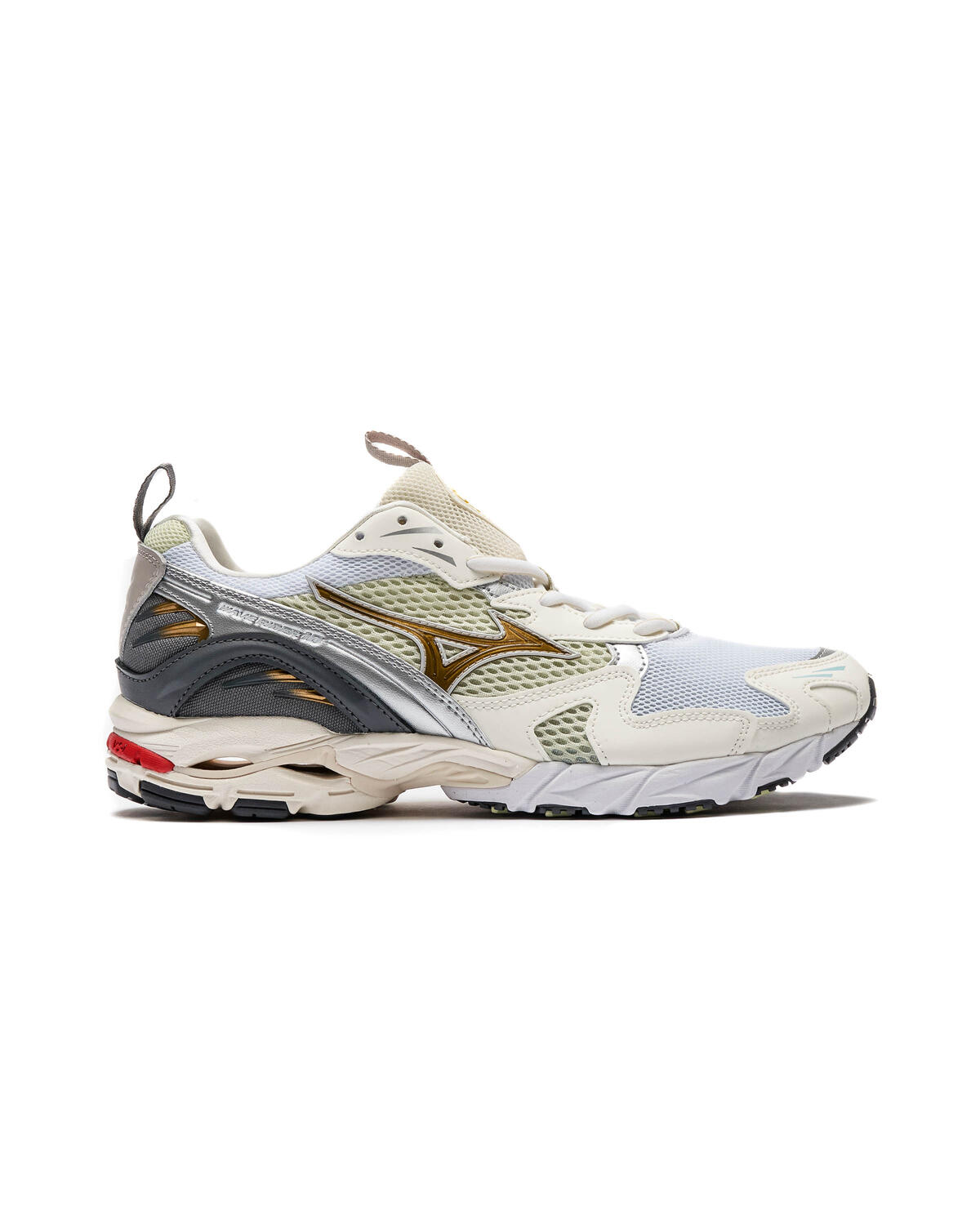 Mizuno Wave Rider 10 - White / Silver Cloud / Sunstruck - Image 8