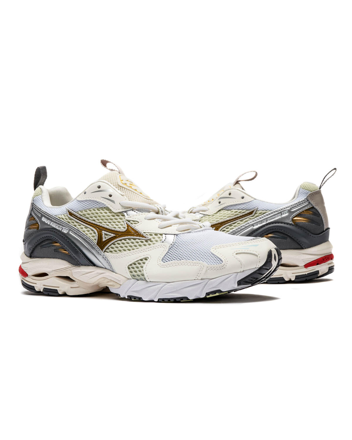 Mizuno Wave Rider 10 - White / Silver Cloud / Sunstruck - Image 11