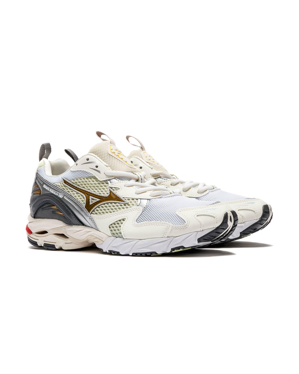 Mizuno Wave Rider 10 - White / Silver Cloud / Sunstruck - Image 9