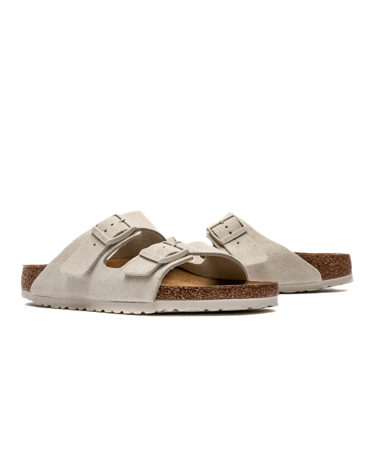 Birkenstock Arizona Suede Leather Narrow Antique White Sko Hvit (Women's) - Image 11