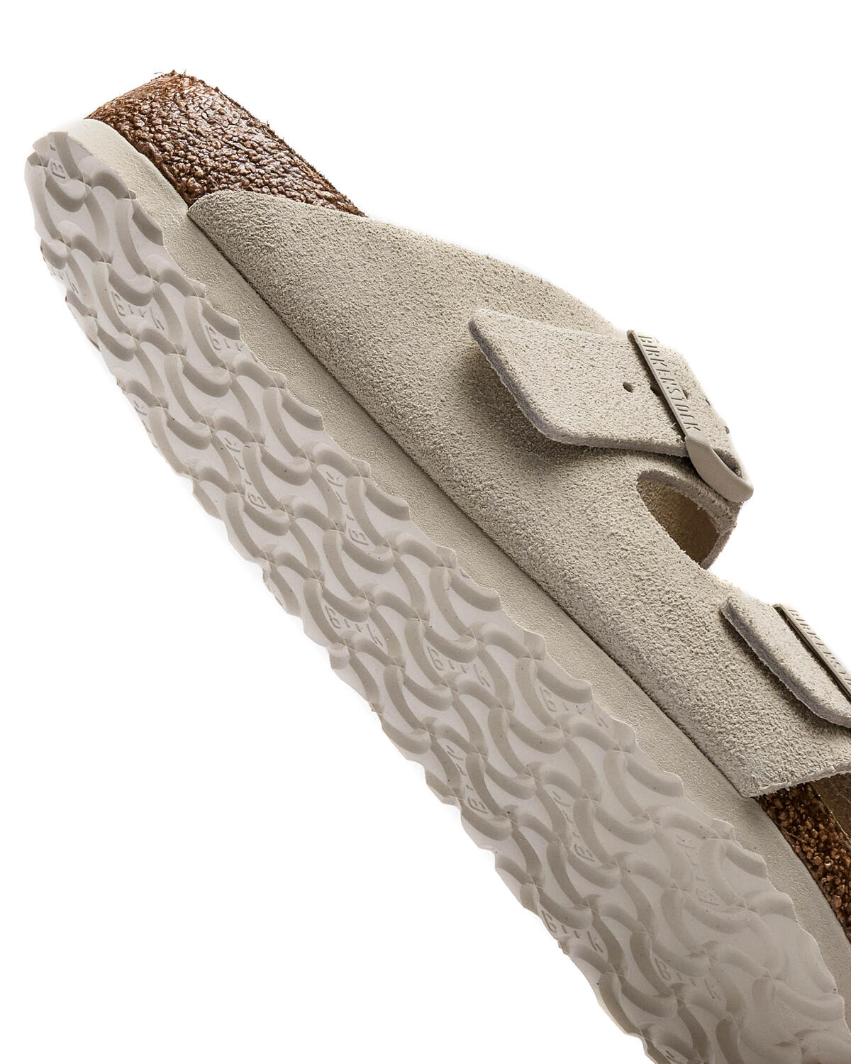 Birkenstock Arizona Suede Leather Narrow Antique White Sko Hvit (Women's) - Image 13