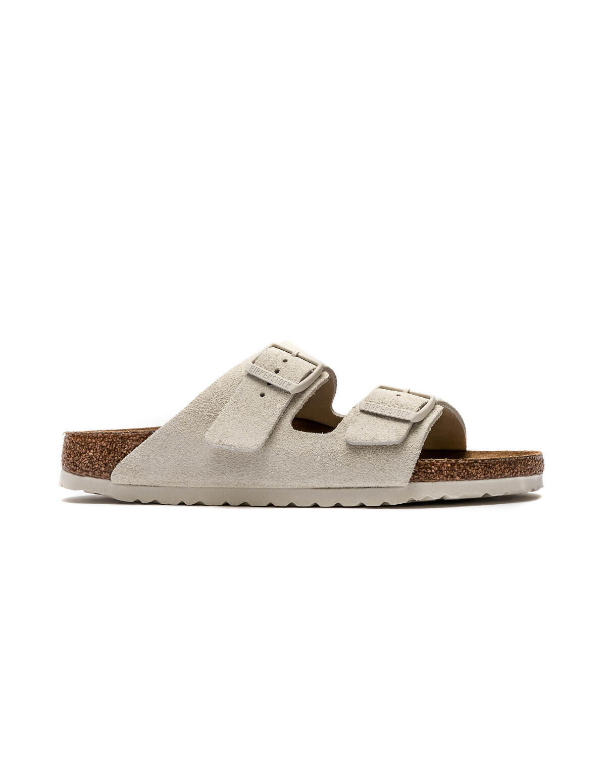 Birkenstock Arizona Suede Leather Narrow Antique White Sko Hvit (Women's) - Image 8