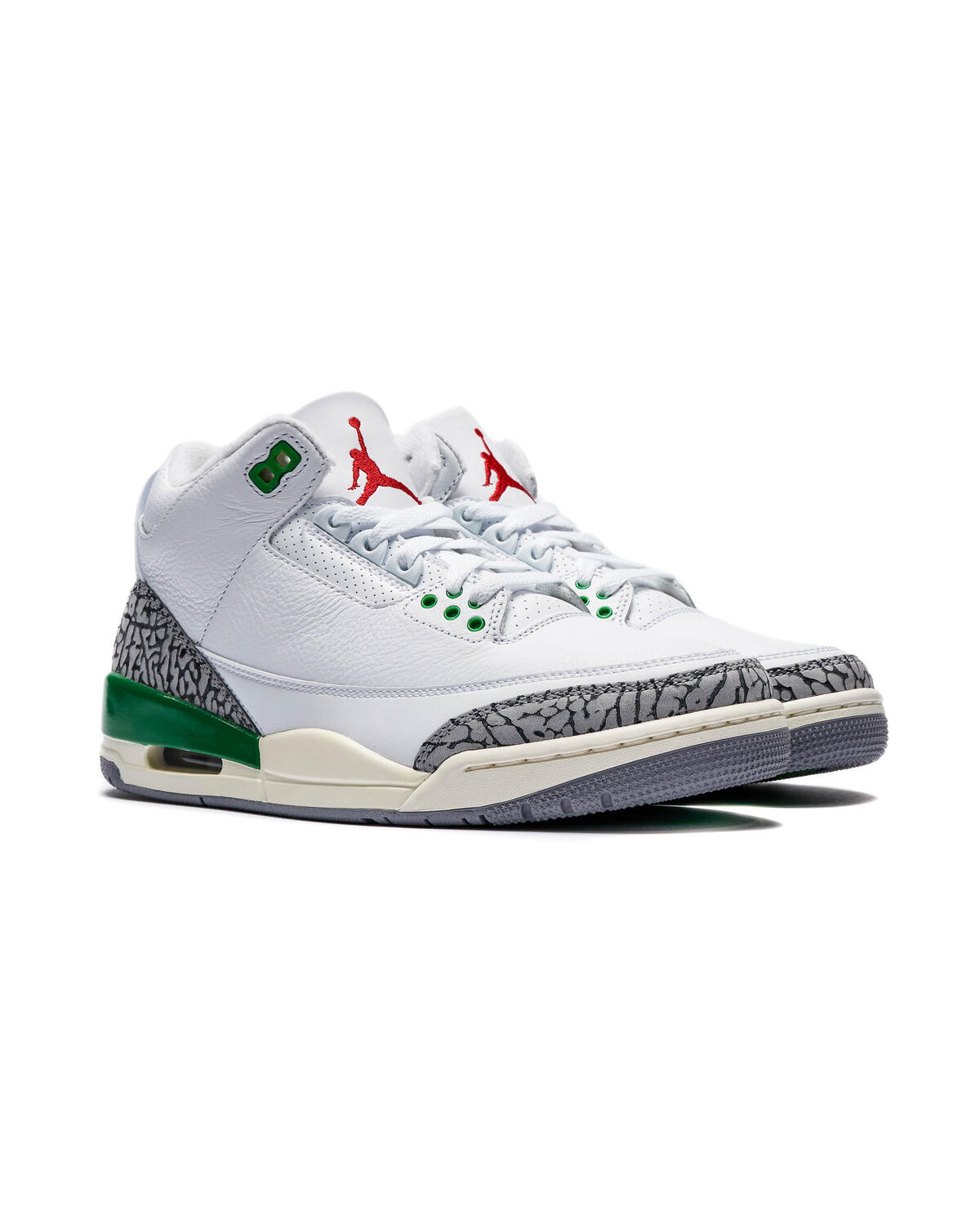 Air Jordan 3 Women's White/Green - Image 20