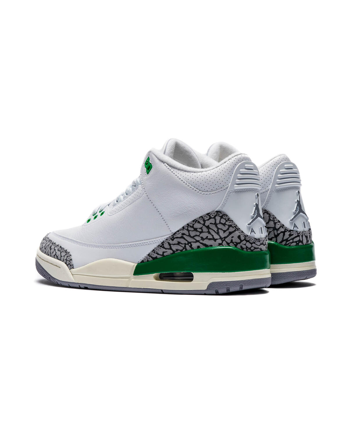 Air Jordan 3 Women's White/Green - Image 21