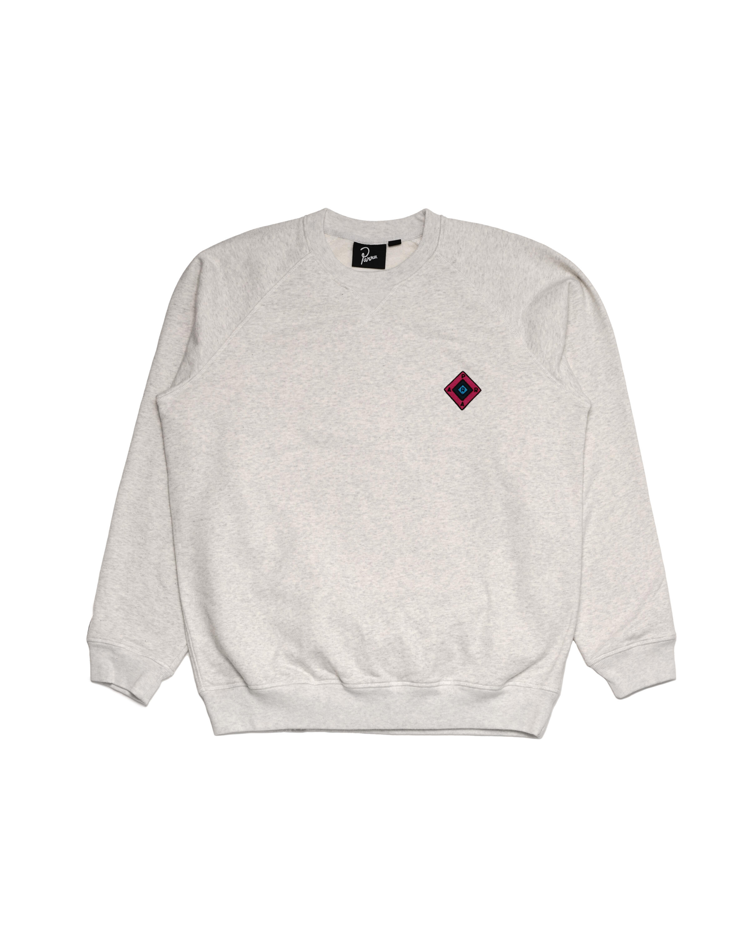 by Parra diamond block logo crew neck sweatshirt