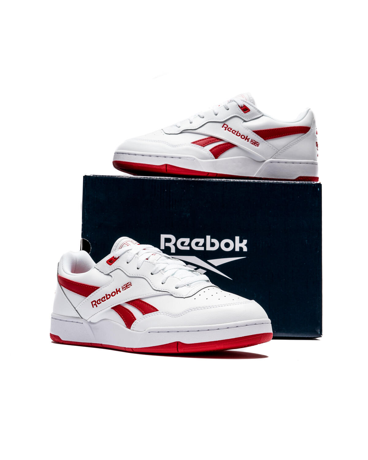 Reebok BB 4000 II Footwear White/Vector Red - Image 6