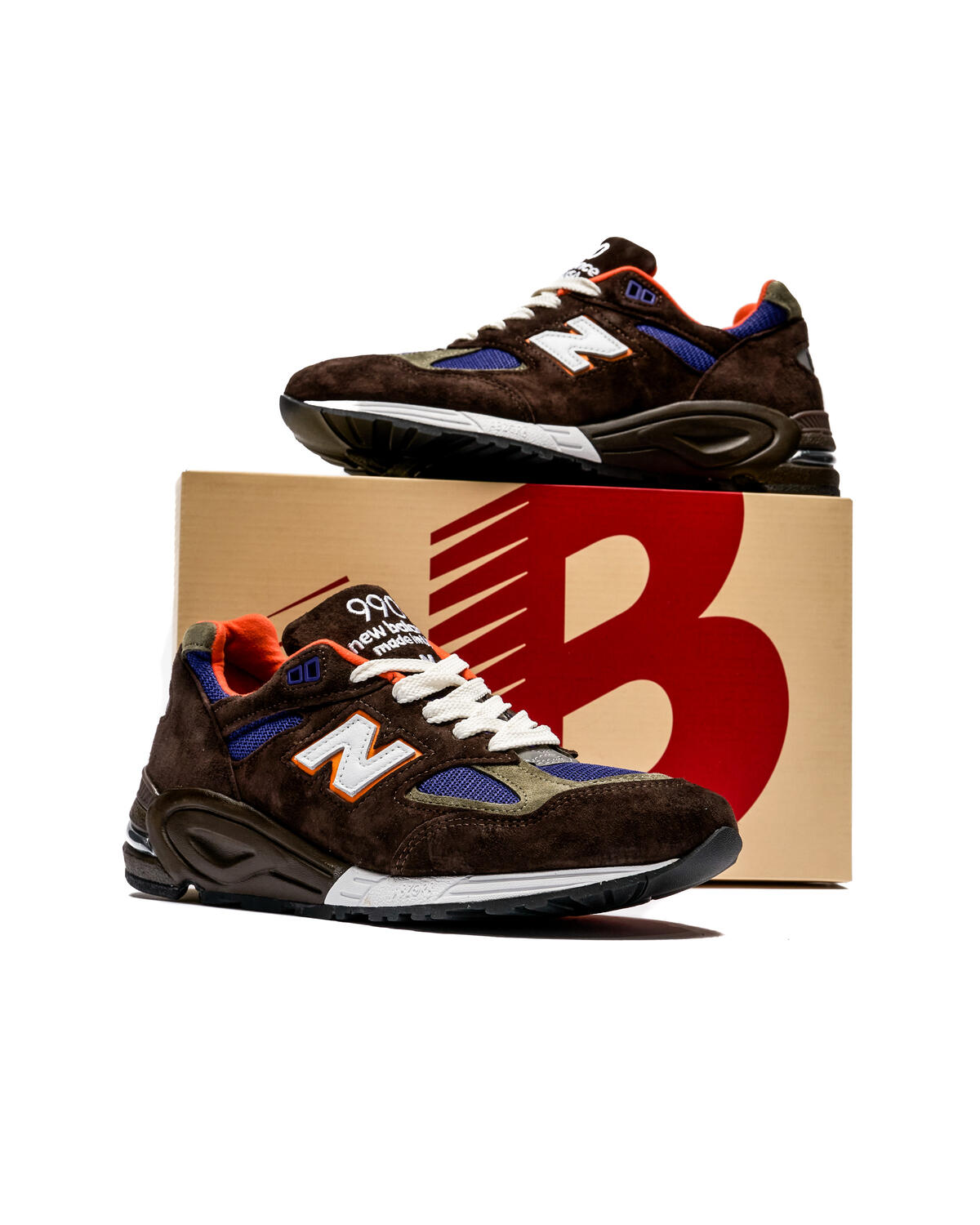 New Balance 990v2 Brown / Grey (Women's) - Image 21