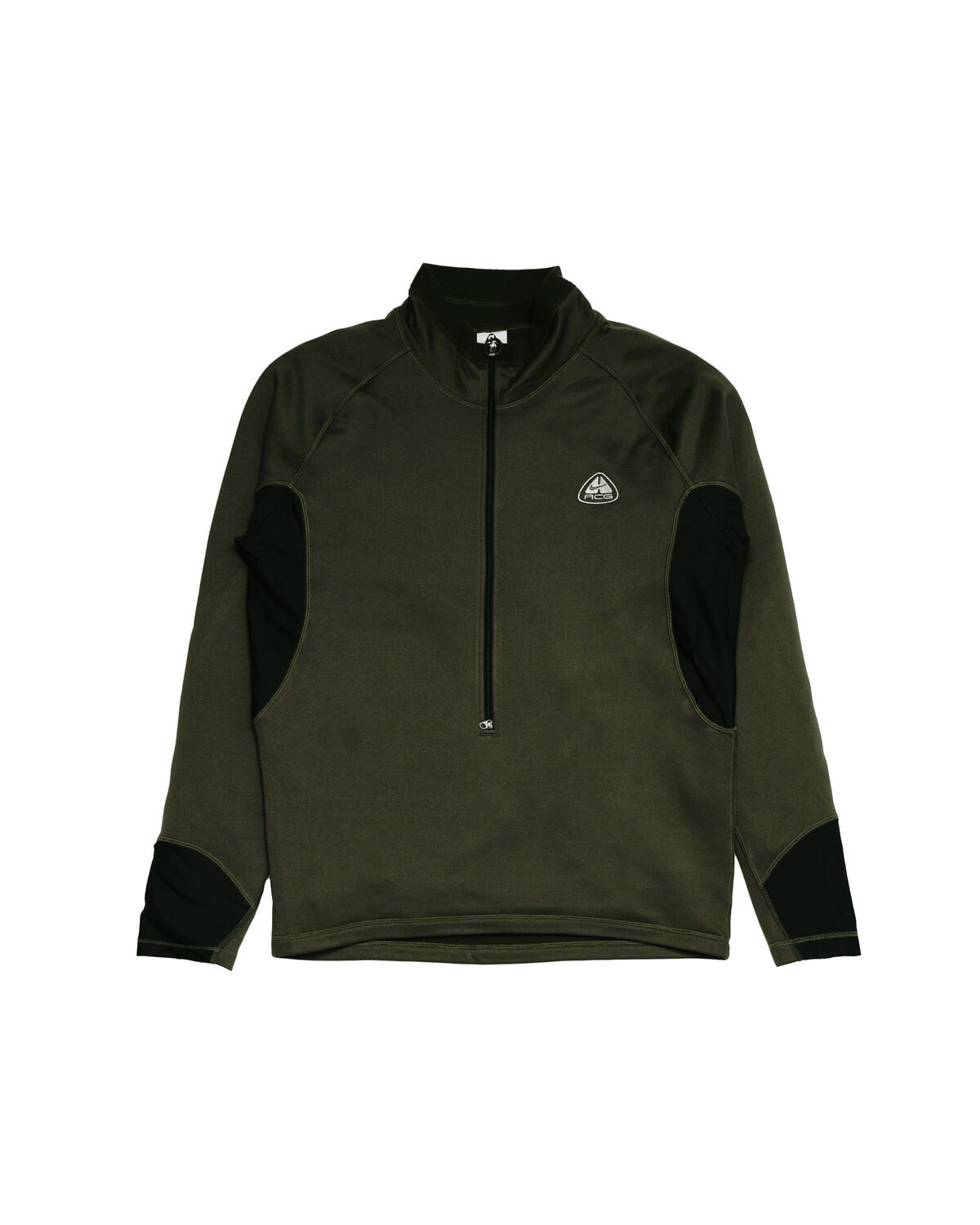 Nike ACG Oregon Series Polartec Zip Sweatshirt - Cargo Khaki / Black / Wolf Grey - Image 6