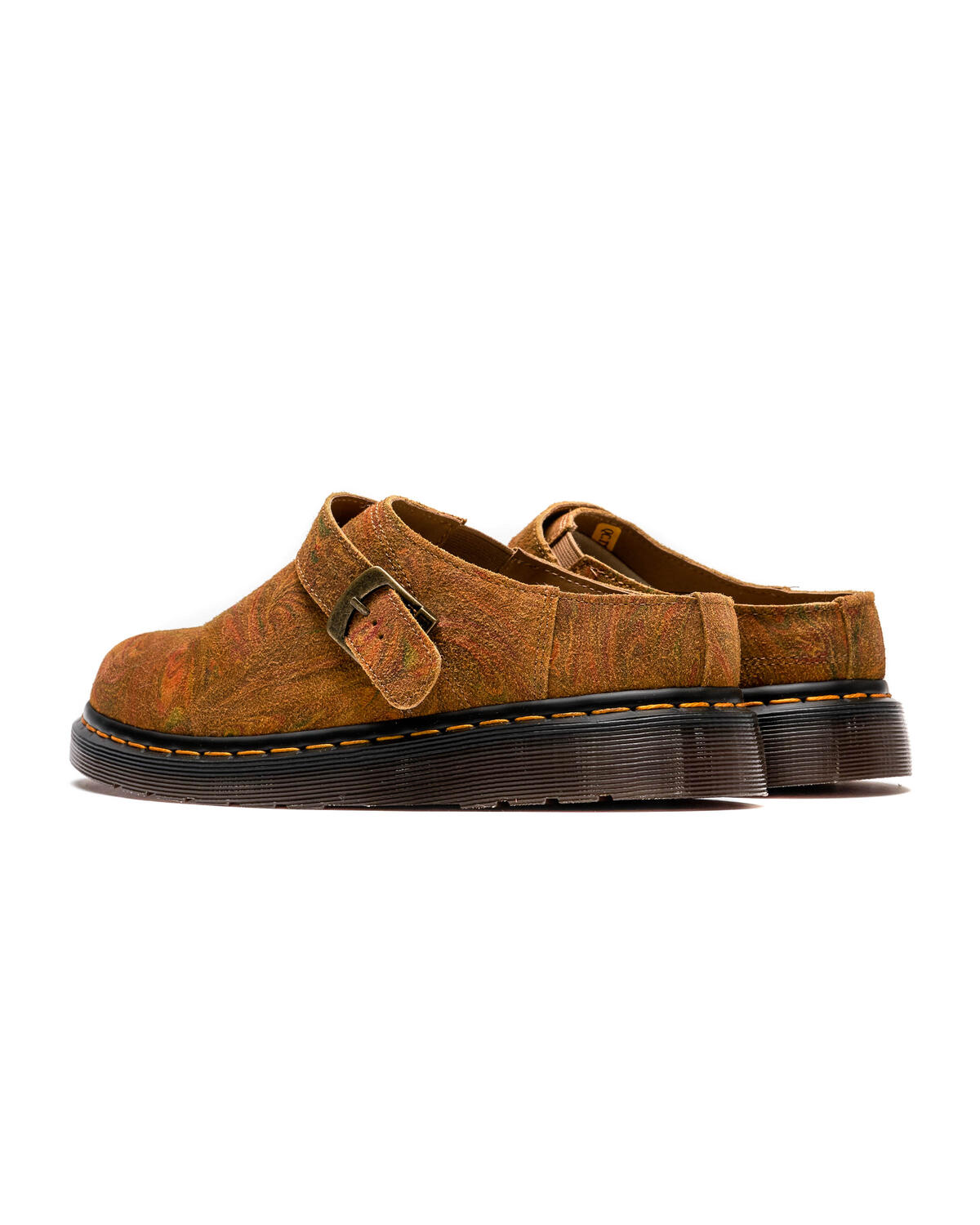 Dr. Martens Isham - Brown / Mustard Marble Hairy Suede - Image 13
