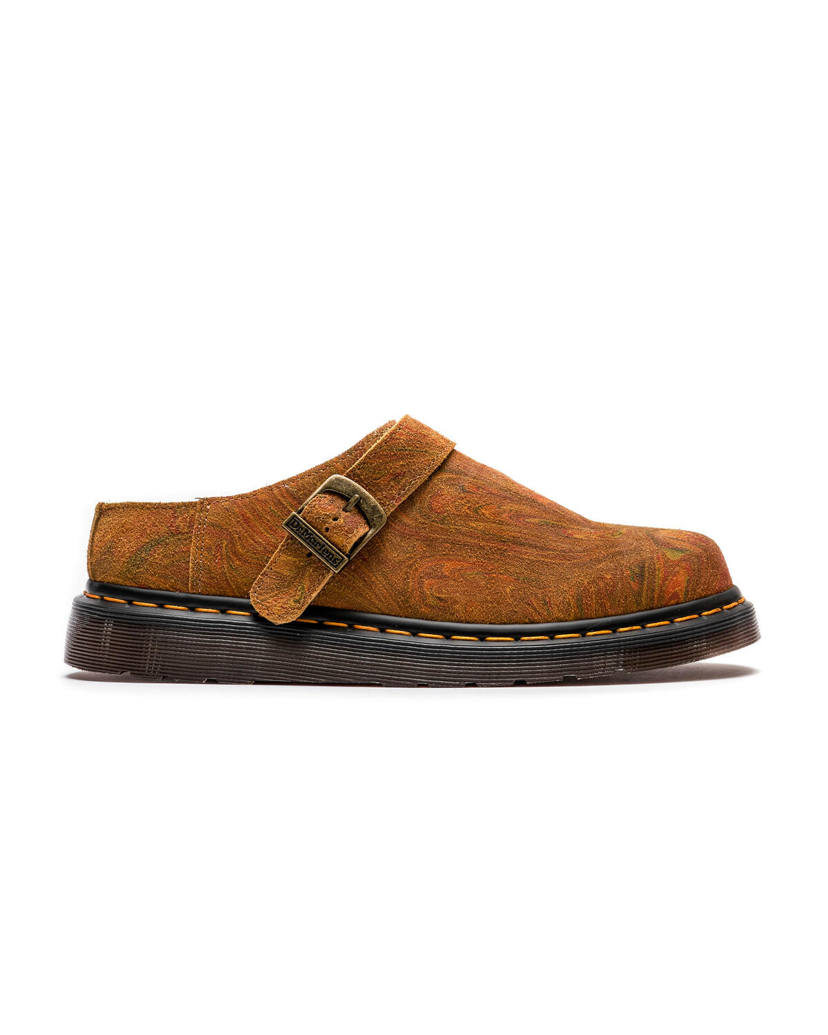 Dr. Martens Isham - Brown / Mustard Marble Hairy Suede - Image 11