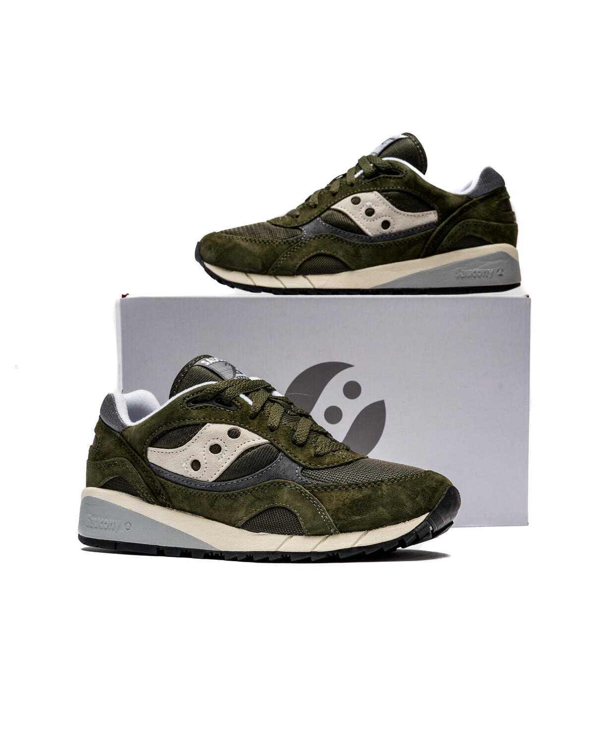 Saucony Men's Shadow 6000 - Green/Grey - Image 9