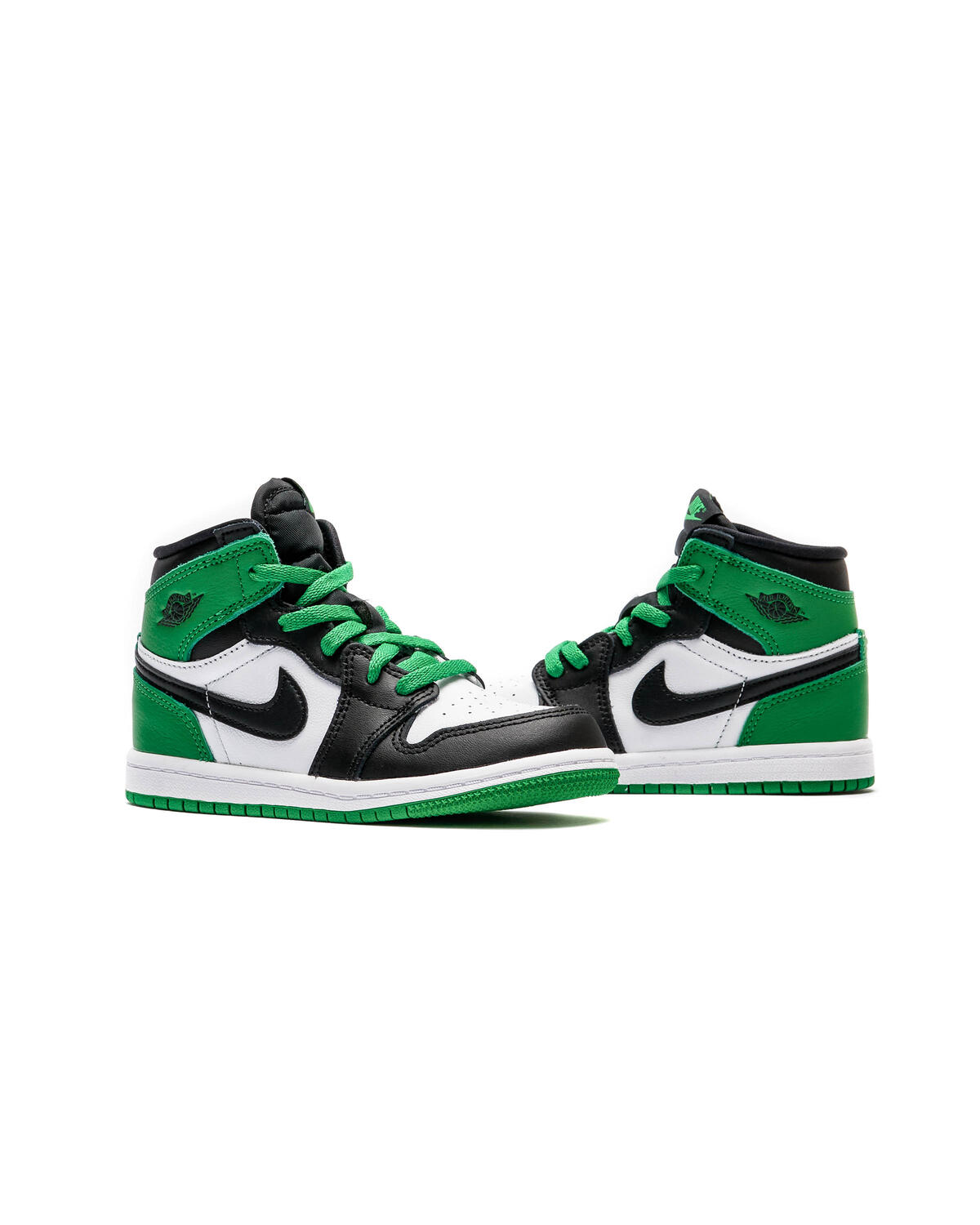 Air Jordan 1 Retro High OG (TD) - Black/Lucky Green/White - Image 5