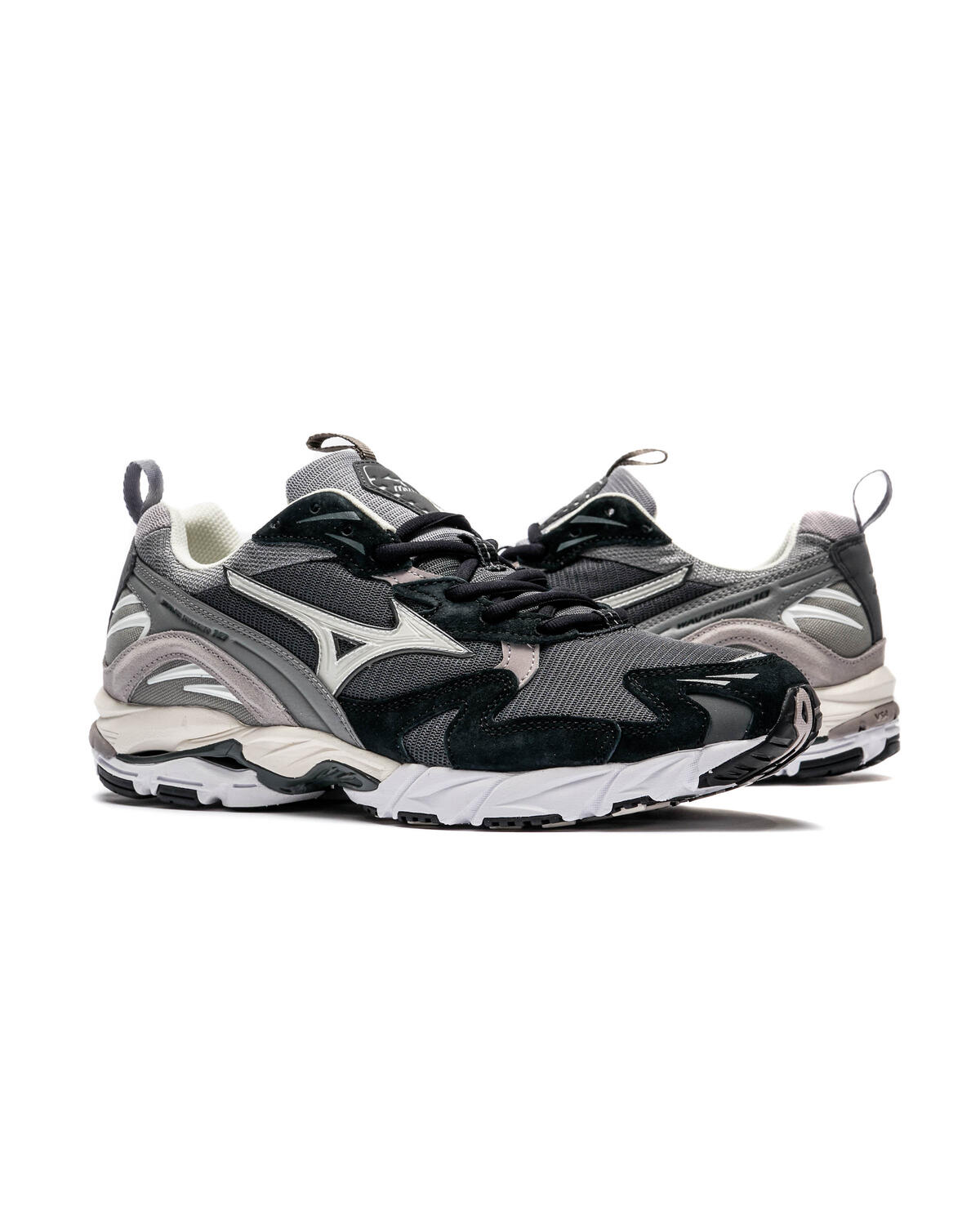 Mizuno Wave Rider 10 Premium 1st Pack "Opal Gray" (Grau / Schwarz) - Image 11