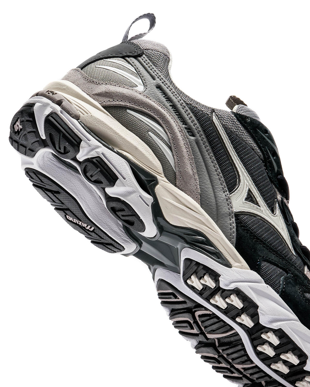 Mizuno Wave Rider 10 Premium 1st Pack "Opal Gray" (Grau / Schwarz) - Image 13