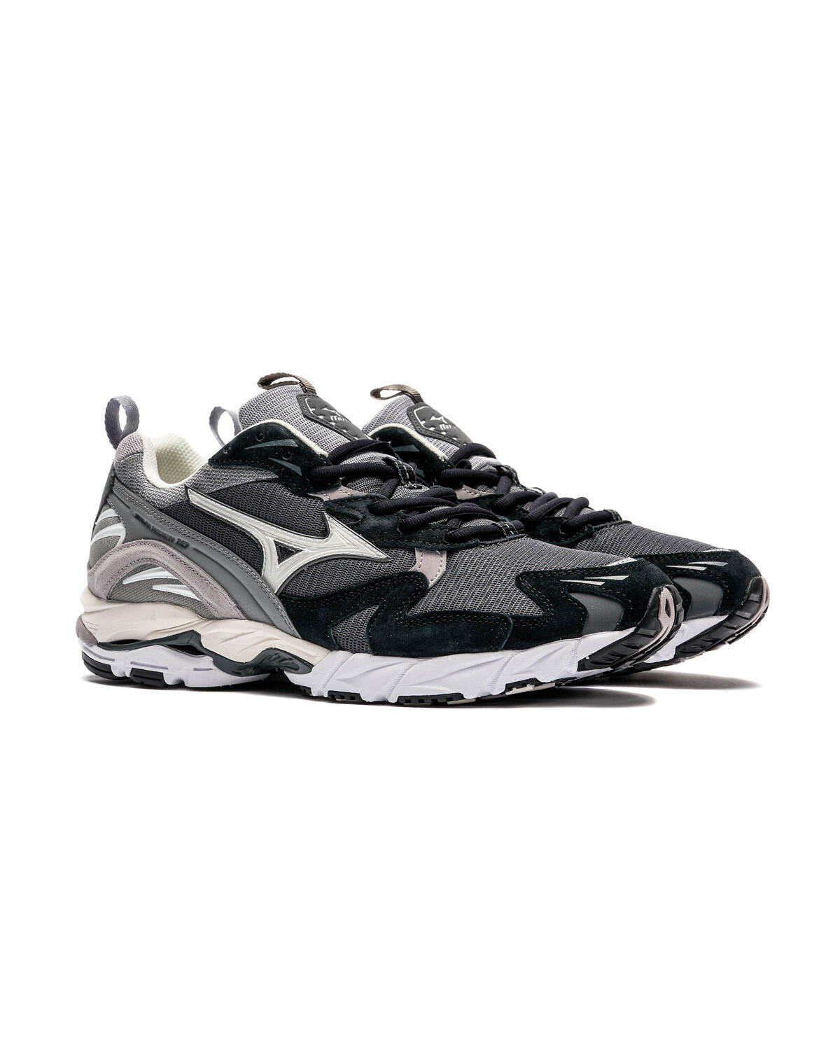 Mizuno Wave Rider 10 Premium 1st Pack "Opal Gray" (Grau / Schwarz) - Image 9