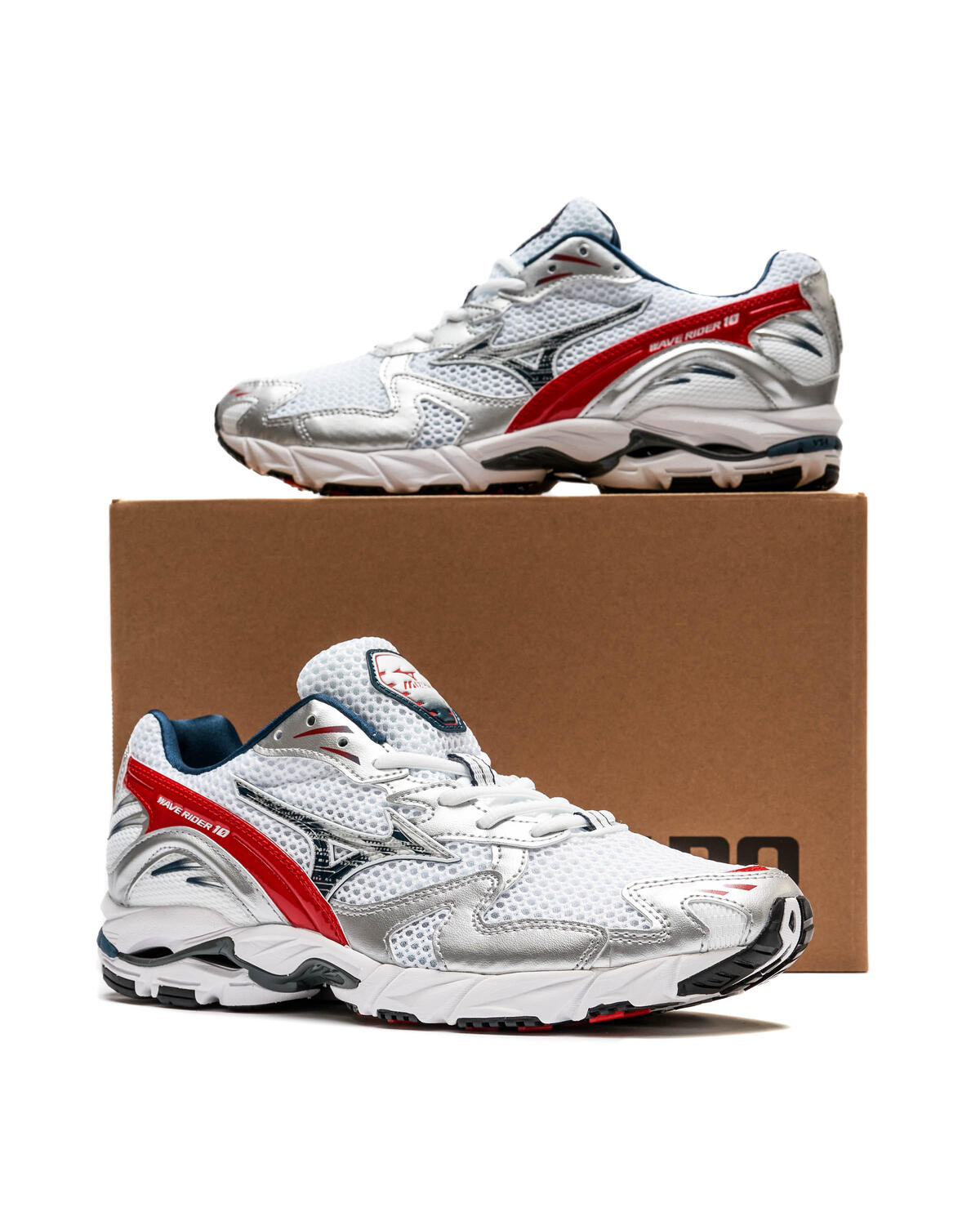 Mizuno Wave Rider 10 High Risk Red - Image 16