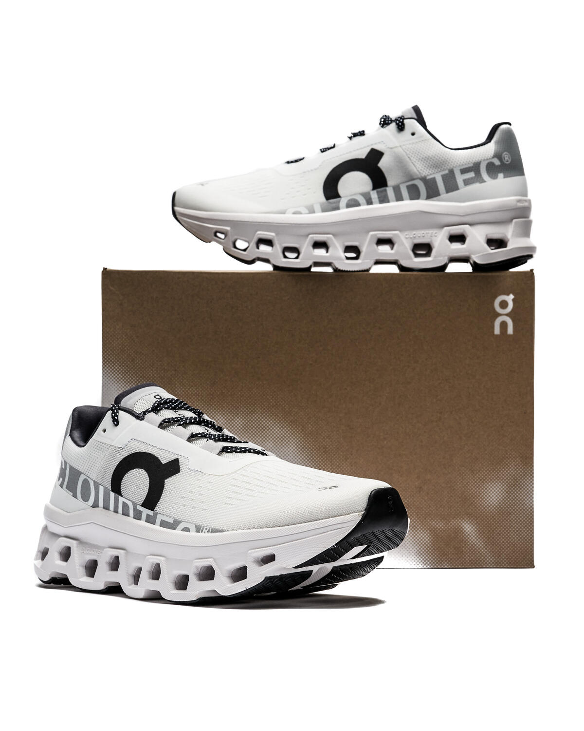 On Cloudmonster Running Shoes Undyed-White  61.98288 Size 12.5 ON Running Cloudmonster | 61.98288 | AFEW STORE main image 4