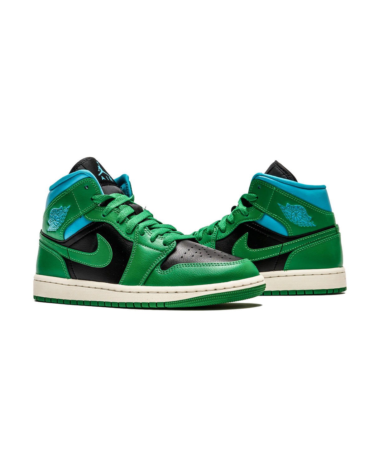 Air Jordan 1 Retro Mid Green/Blue (Women's) - Image 17