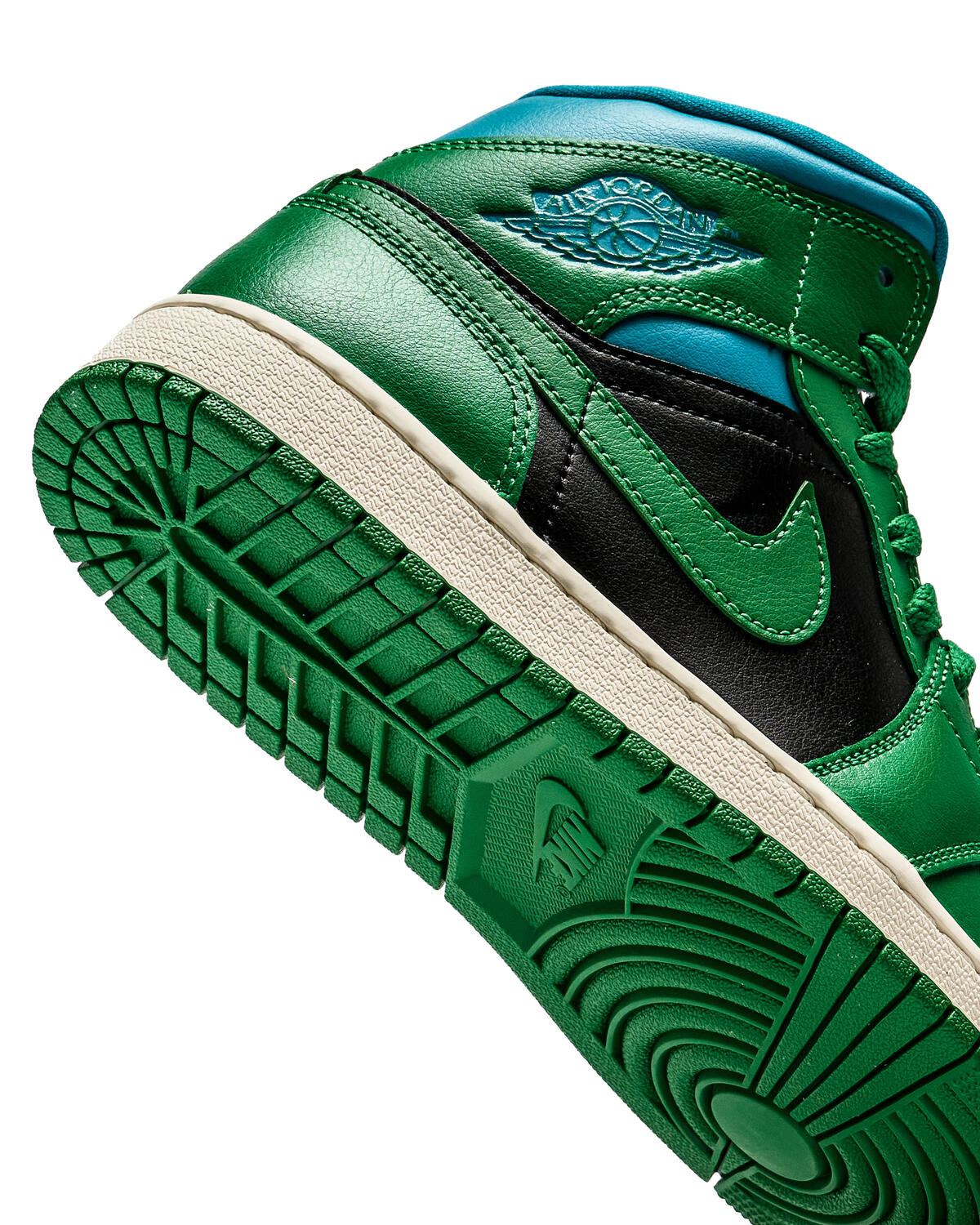 Air Jordan 1 Retro Mid Green/Blue (Women's) - Image 19
