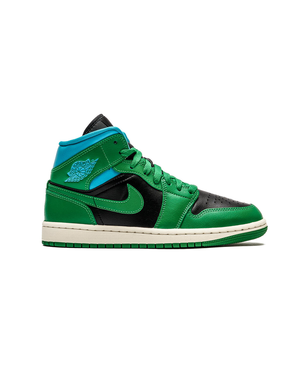 Air Jordan 1 Retro Mid Green/Blue (Women's) - Image 14