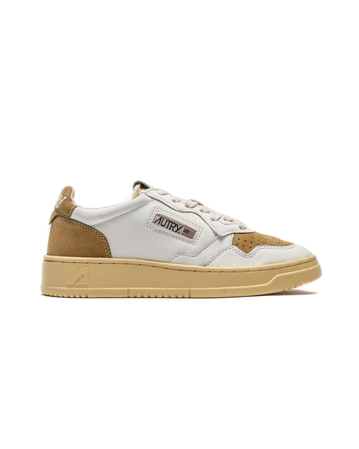 Autry Medalist Low Suede / Leat White / Mud (Women's) - Image 2