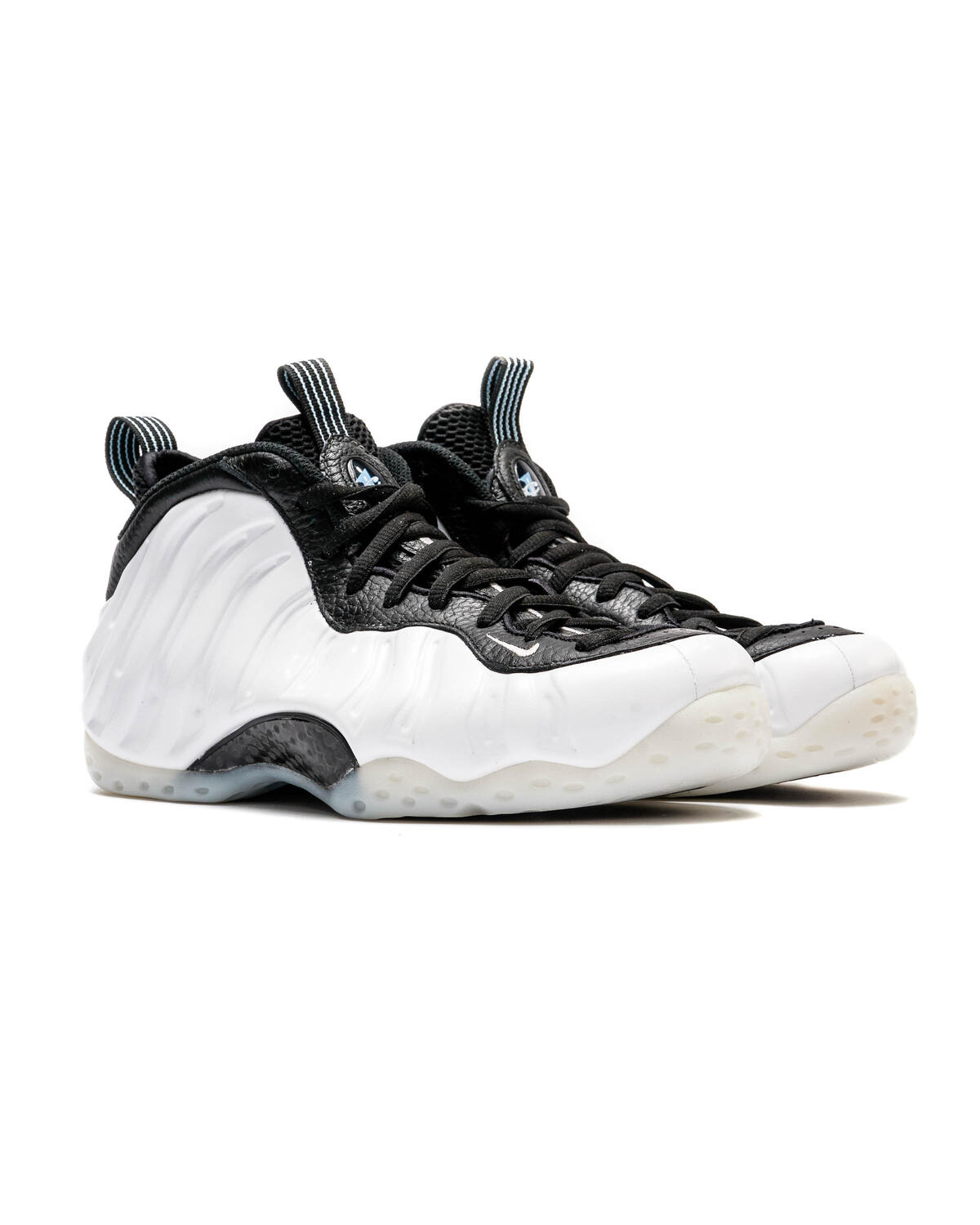 Nike Air Foamposite 1 White / Metallic Silver - Black - Cobalt Bliss - Image 22