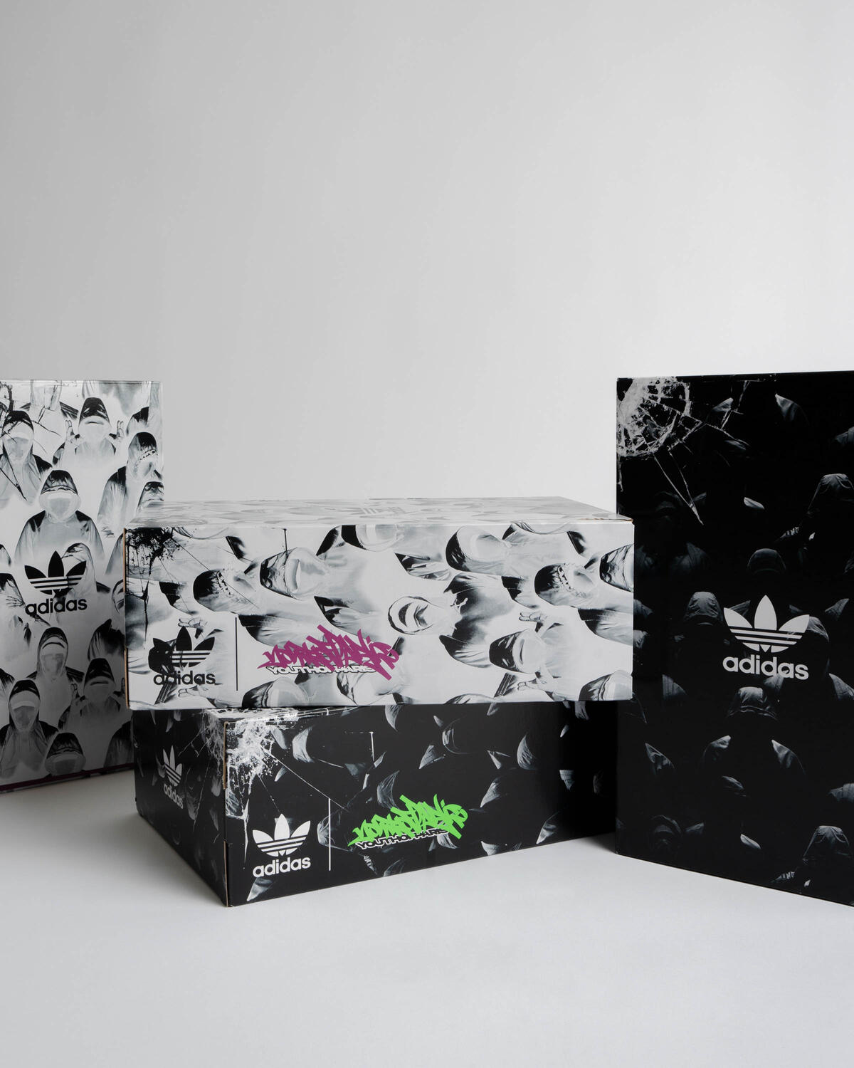 Adidas x Youth of Paris Campus 80s 'Crystal White/Grey/Solar Green' - Image 21