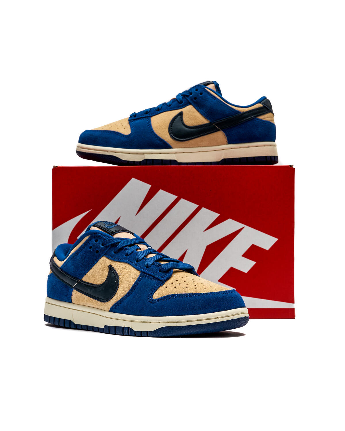 Nike Dunk Low Blue Suede (Women's) - Image 21
