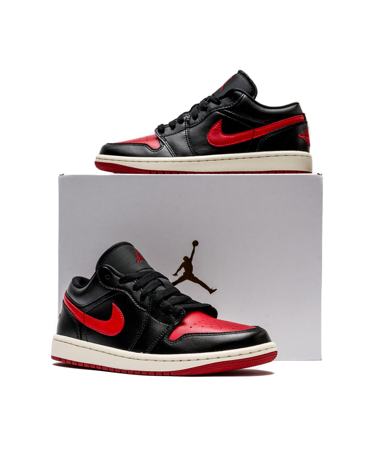 Air Jordan 1 Low 'Bred Sail' (Women's) - Image 19