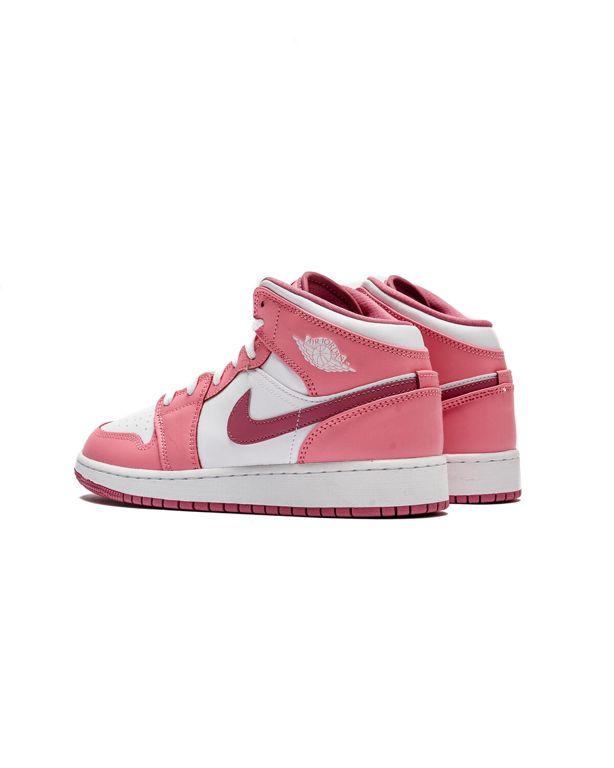Air Jordan 1 Mid (GS) - Coral Chalk/Desert Berry/White - Image 32