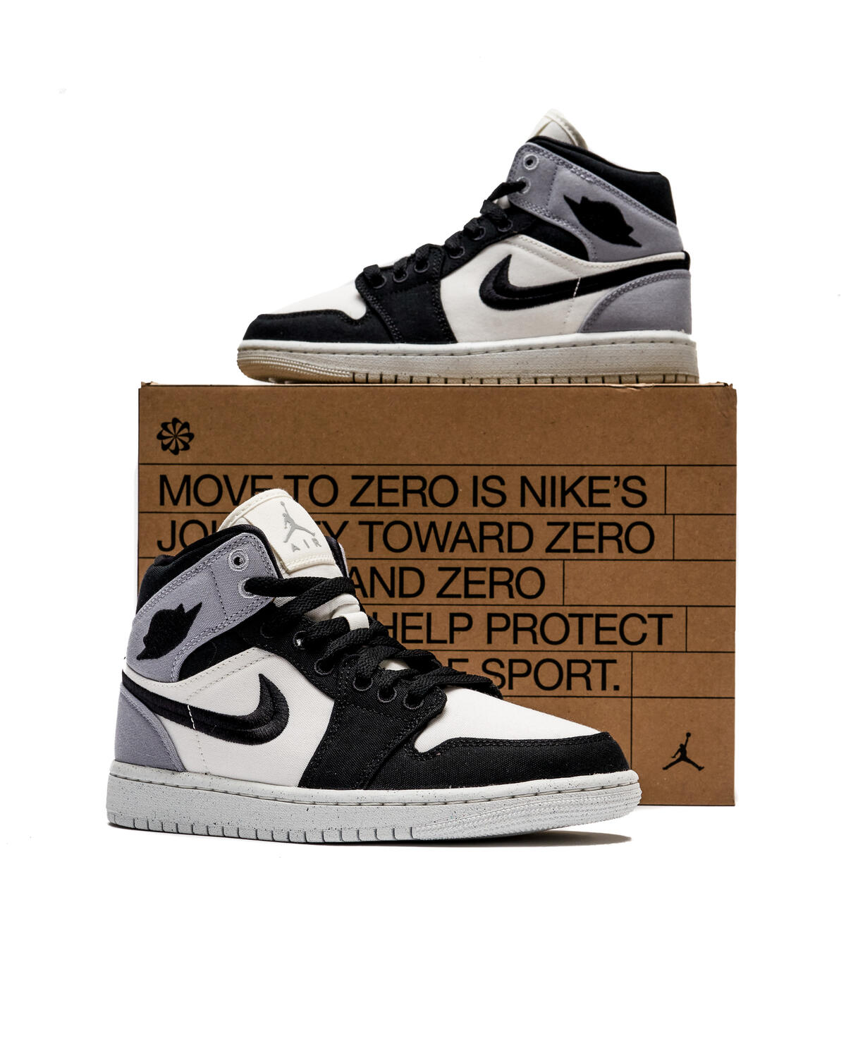 Air Jordan 1 Mid 'Light Steel Grey Canvas' (Wmns) - Image 15