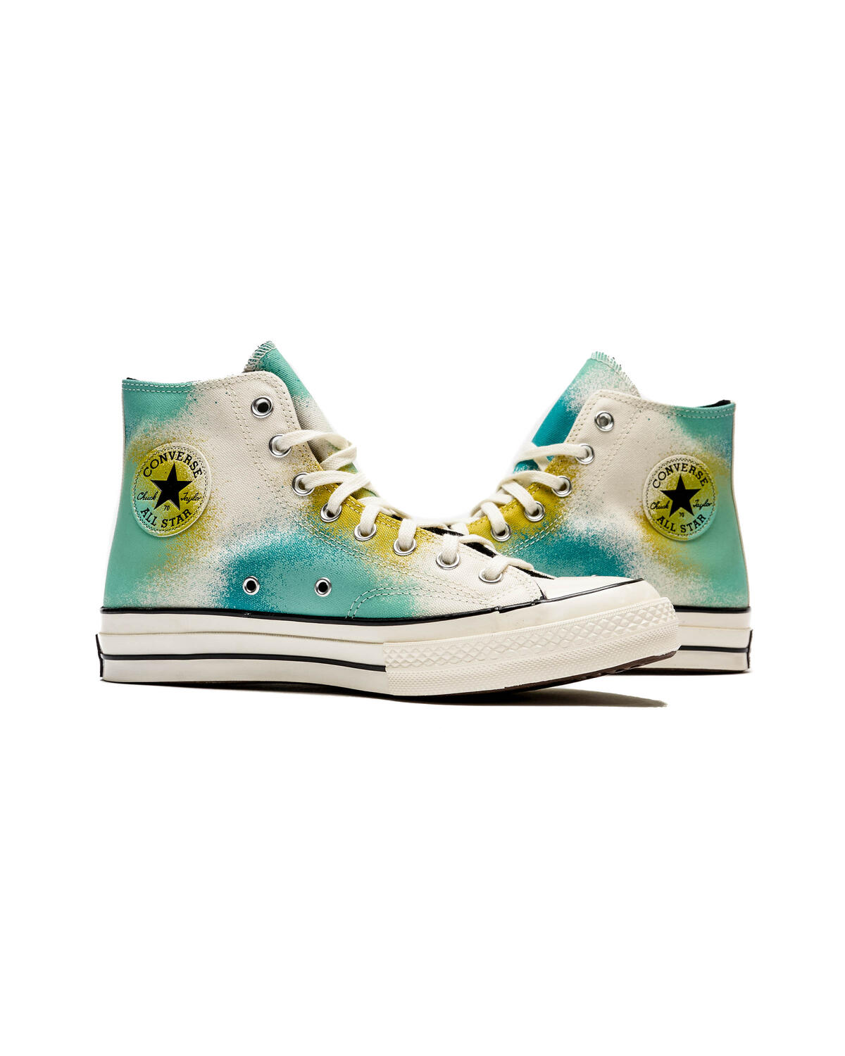 Converse Chuck 70 Hi Egret / Cyber Teal - Image 5