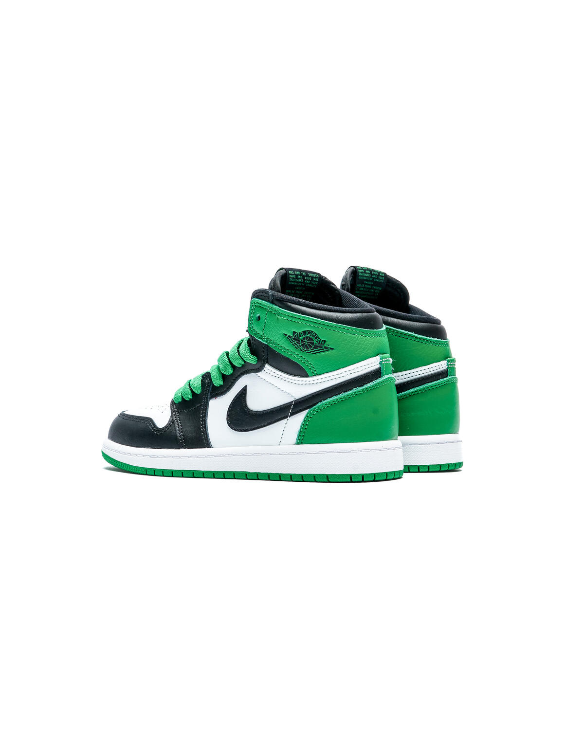 Air Jordan 1 Retro High OG 'Black/Lucky Green/White' (PS) - Image 4