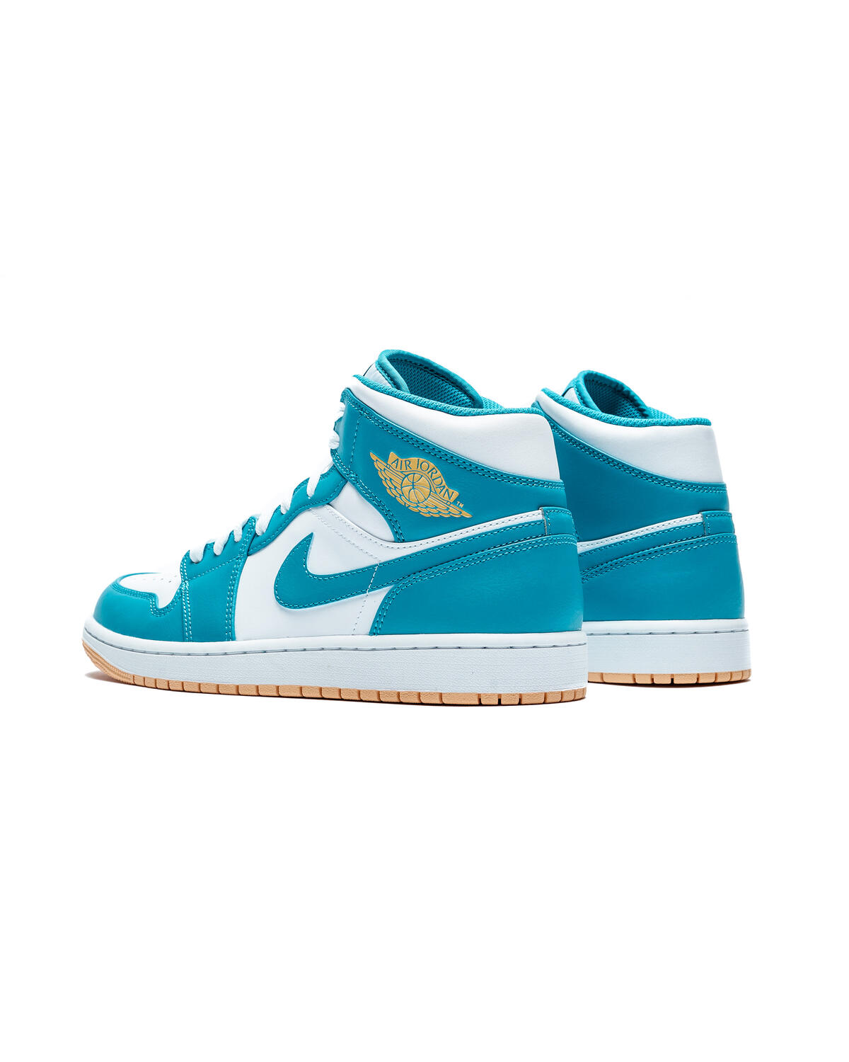 Air Jordan 1 Mid 'Aquatone/Celestial Gold-White' - Image 19