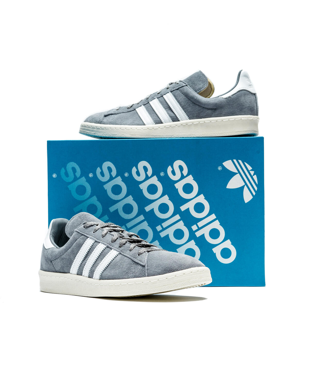 Adidas Campus 80s Grey / Cloud White / Off White - Image 17