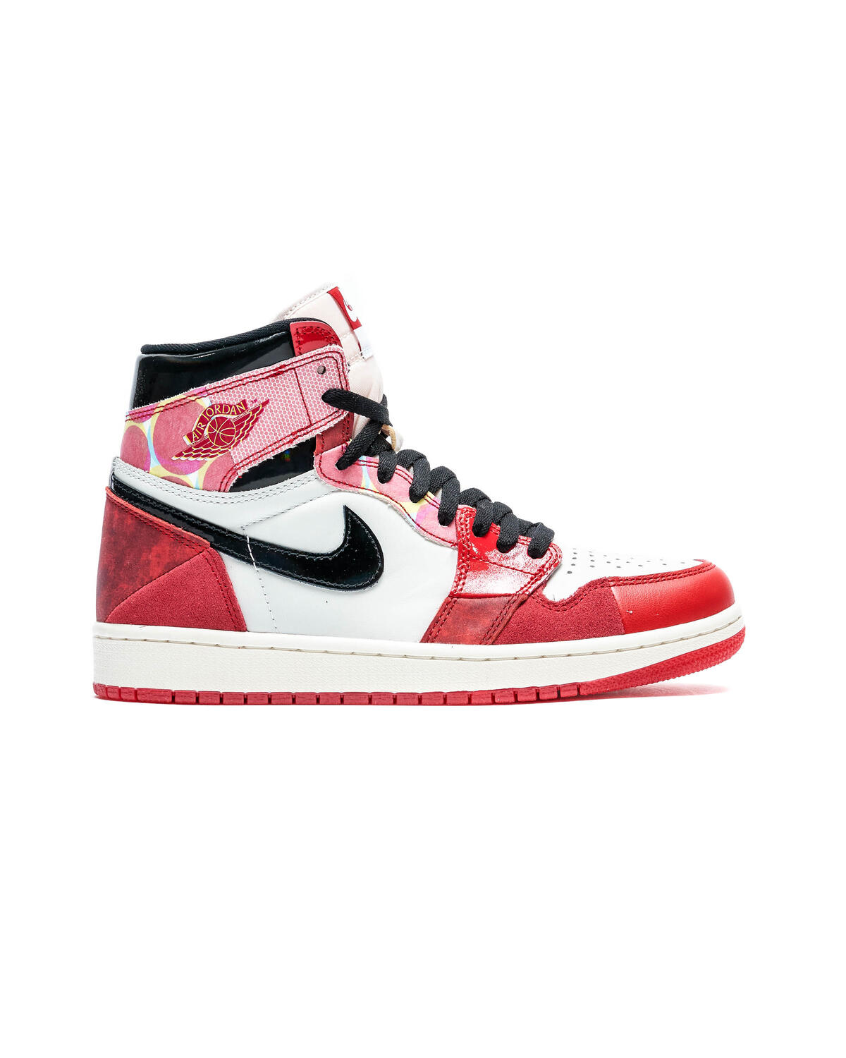 Air Jordan 1 High OG Next Chapter Grade School Lifestyle Shoe - White/Red - Image 2