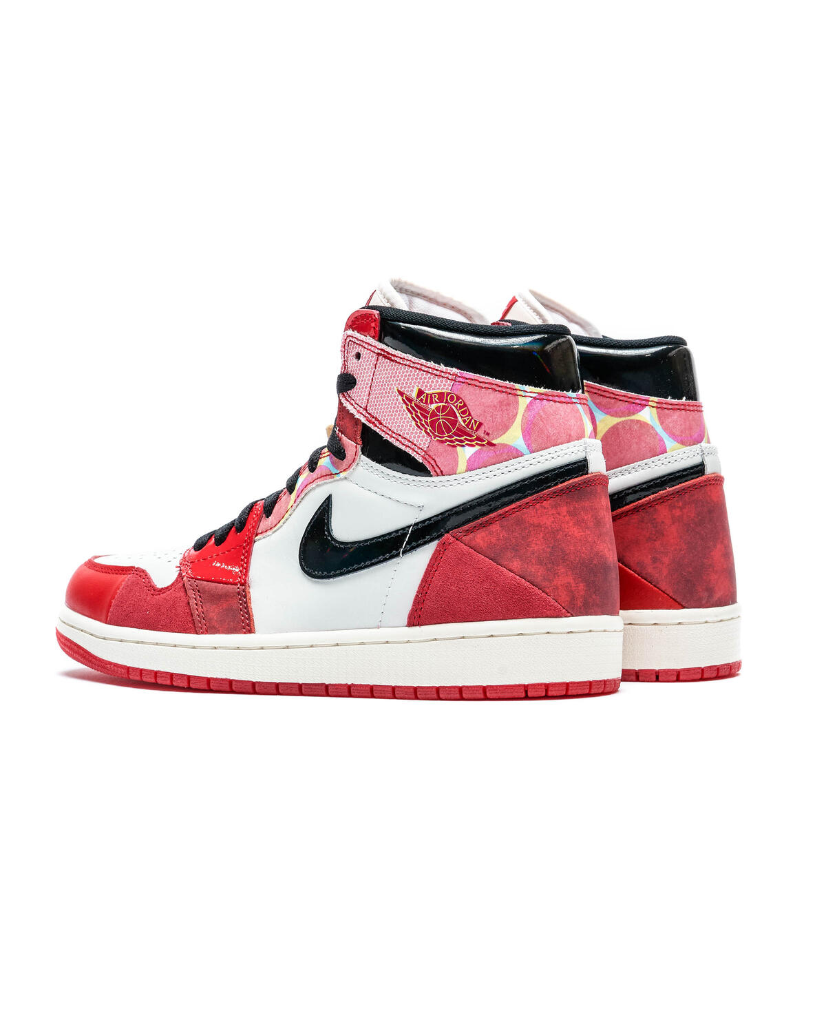 Air Jordan 1 High OG Next Chapter Grade School Lifestyle Shoe - White/Red - Image 4