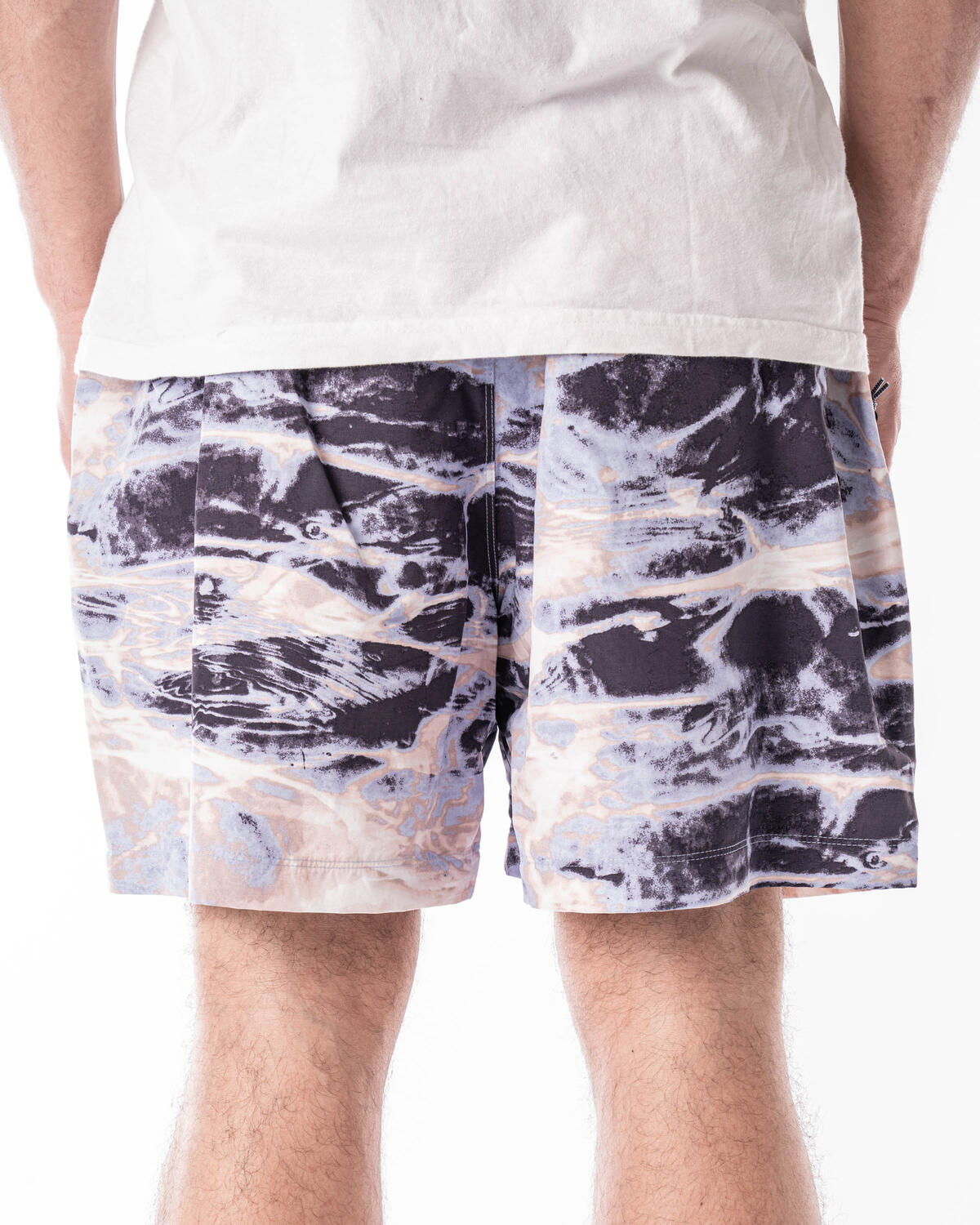 Nike ACG All Over Print Trail Shorts Pink Oxford / Gridiron / Summit White - Image 4
