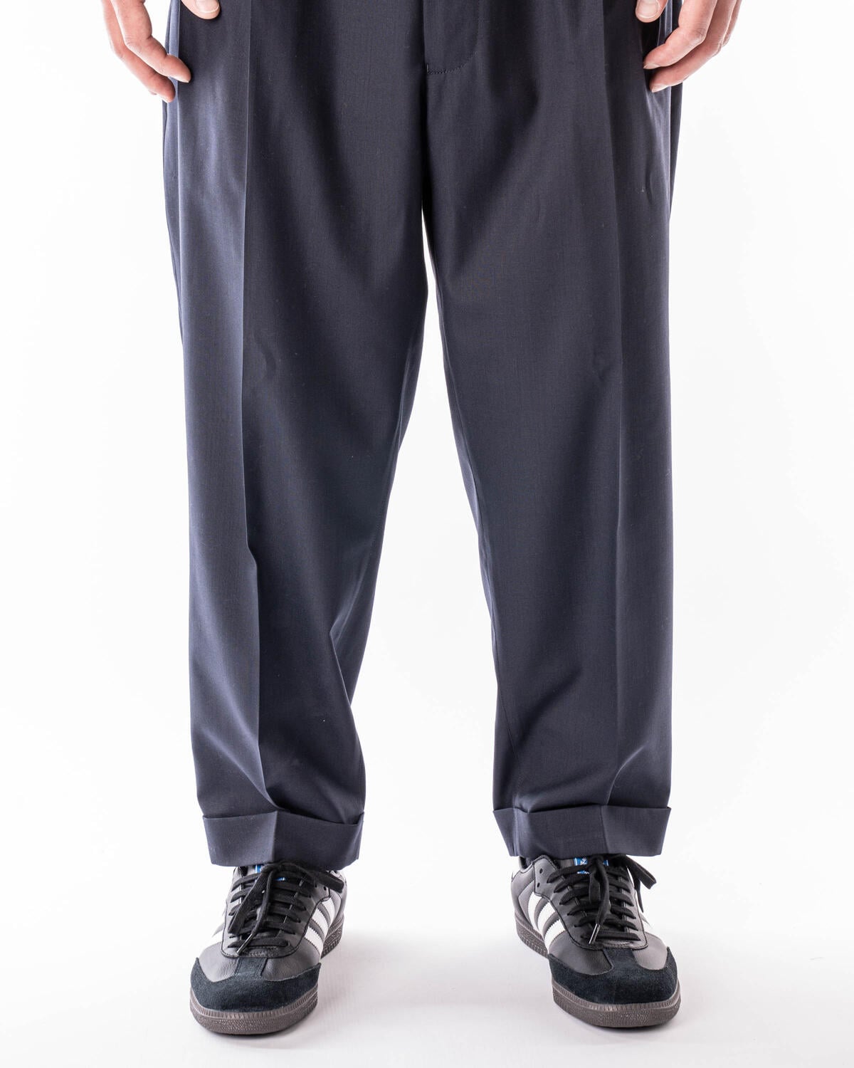 Beamsplus 2 Pleats Wool Tropical Pants - Image 3