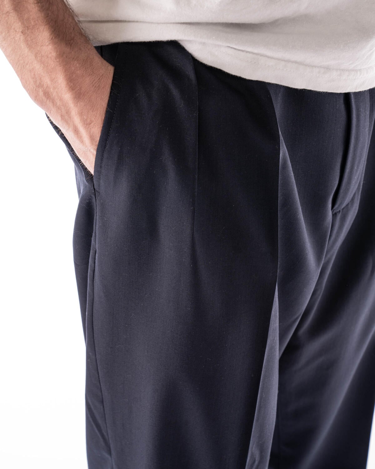 Beamsplus 2 Pleats Wool Tropical Pants - Image 5