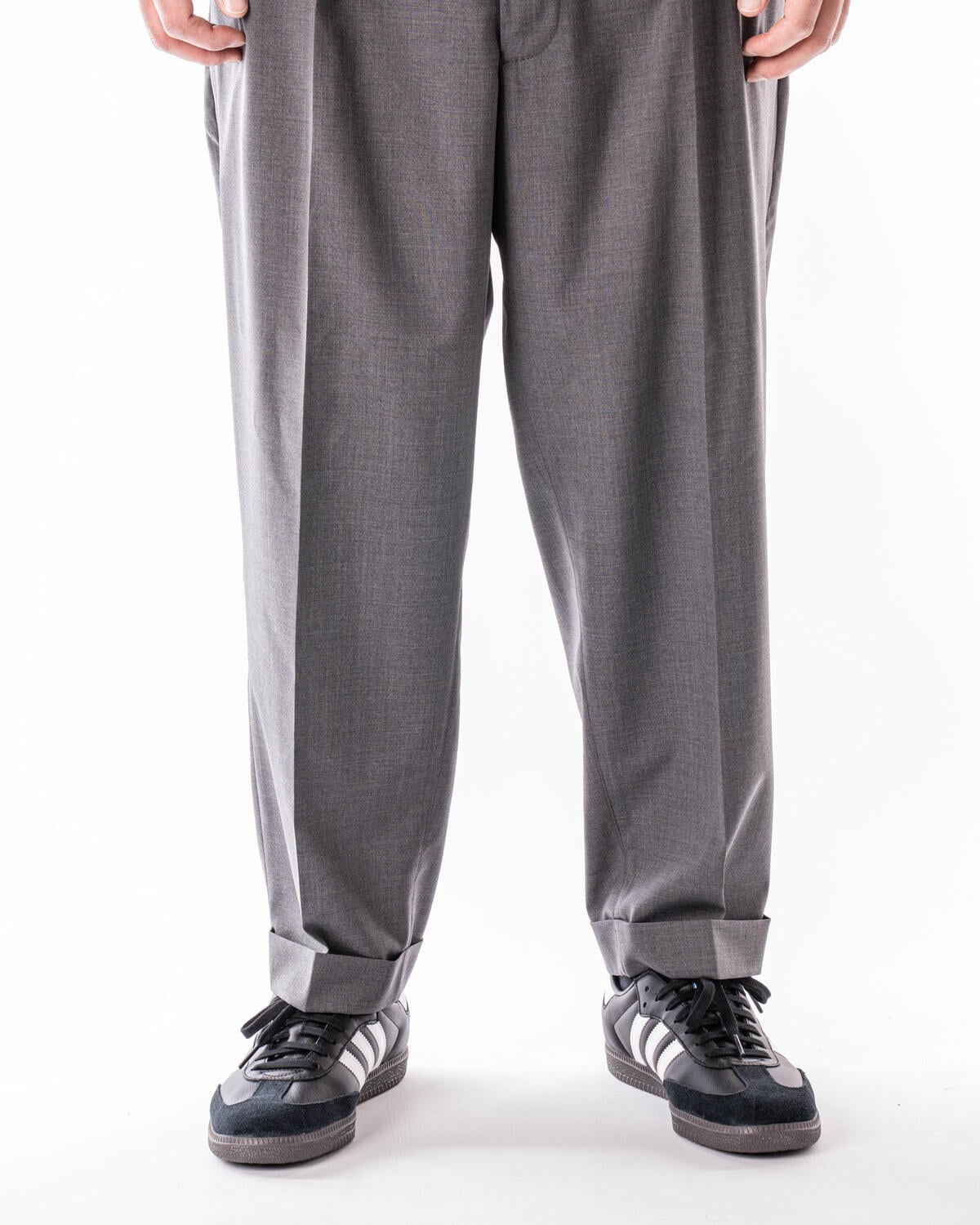 Beamsplus 2 Pleats Wool Tropical Pants - Image 3