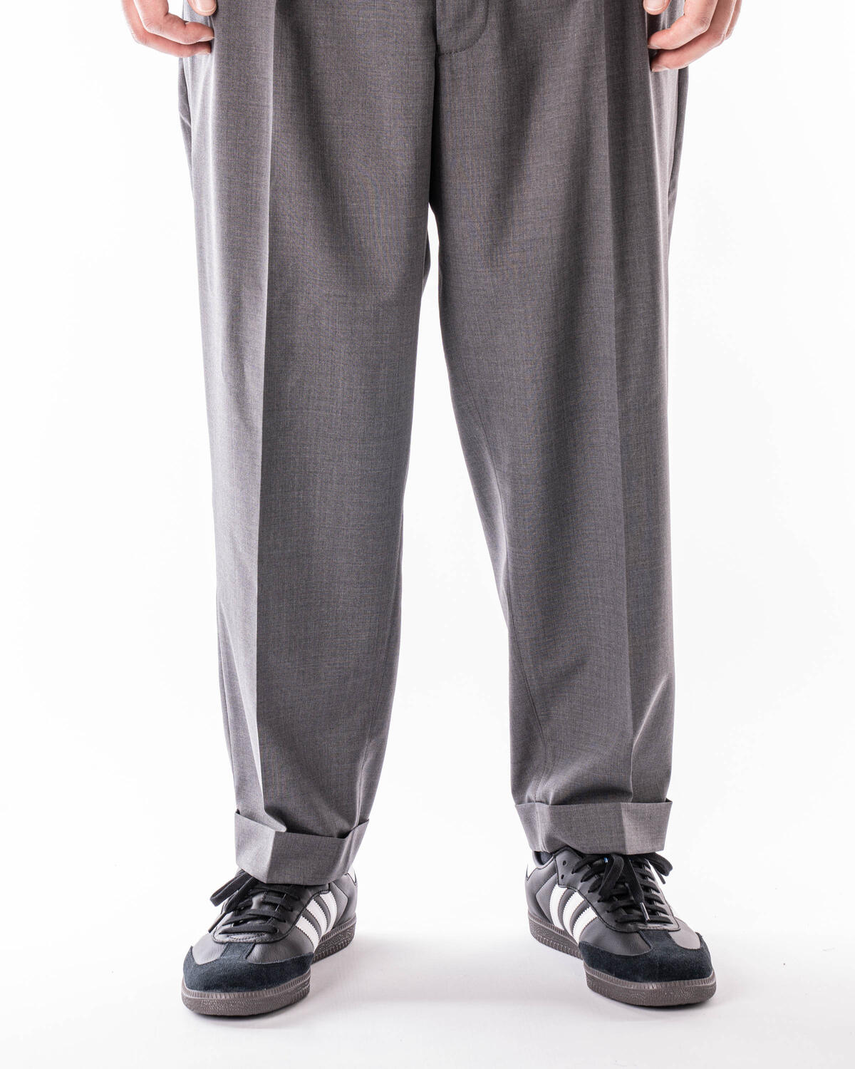 Beamsplus 2 Pleats Wool Tropical Pants - Image 3